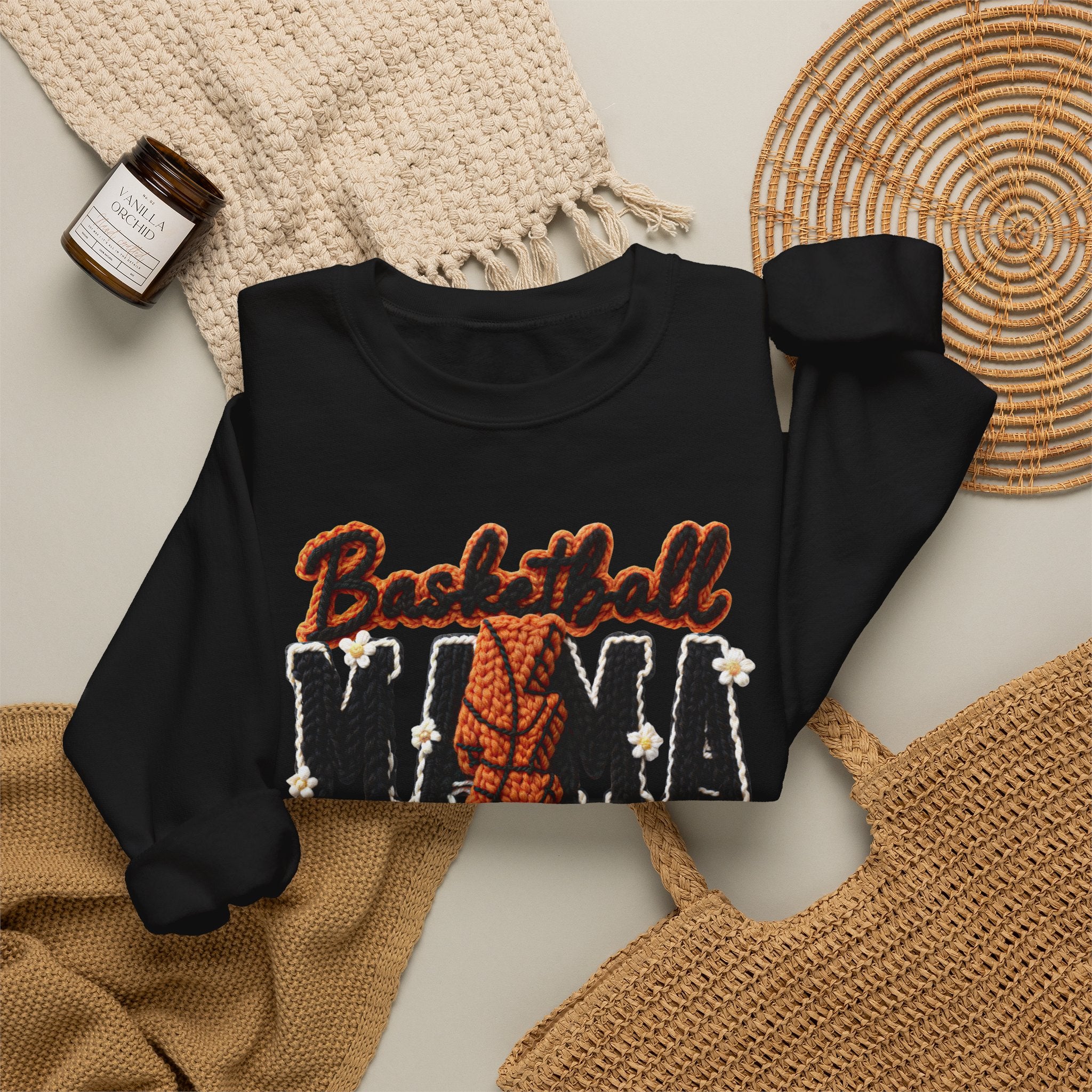 Basketball Mama Sweatshirt — Cozy Crewneck for Proud Hoops Moms