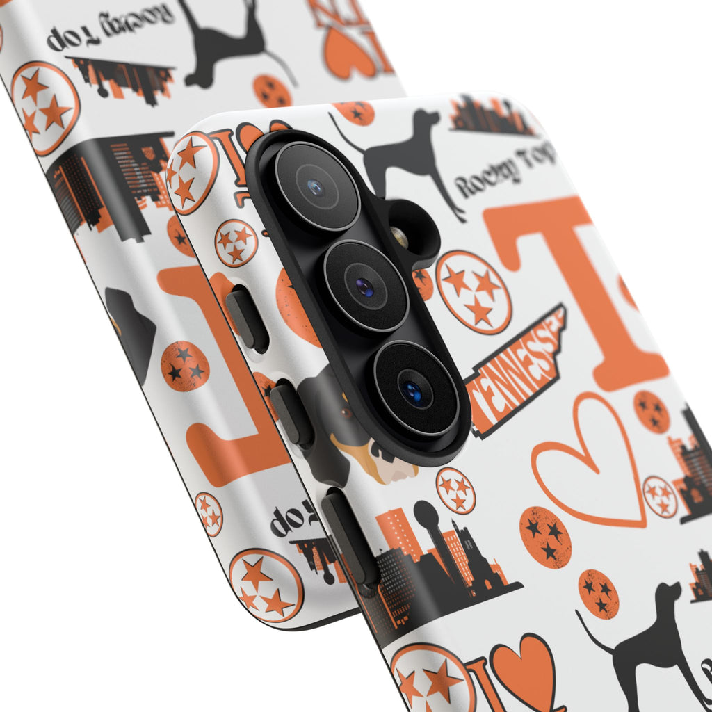 Tennessee Vols pattern Phone Case | Nashville skyline, Volunteers , orange and white