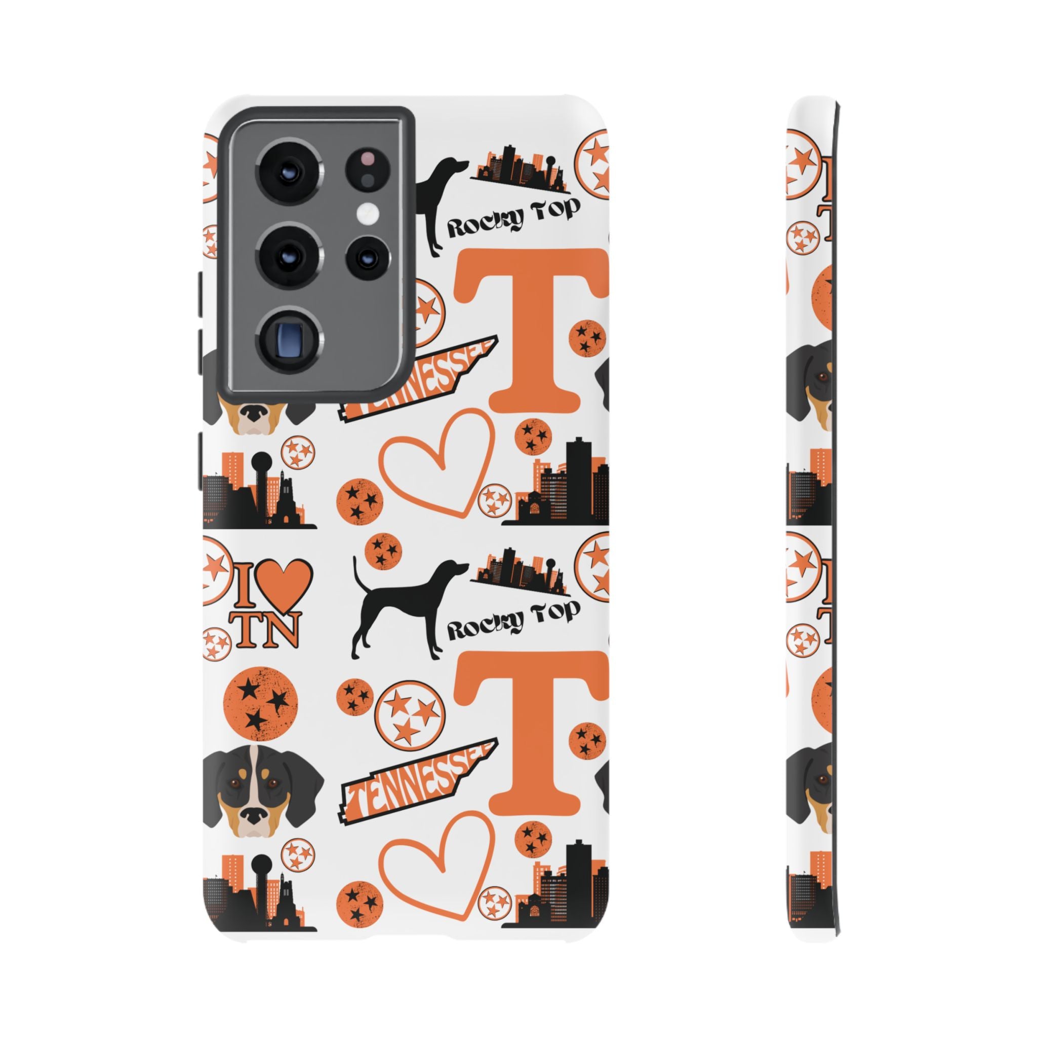 Tennessee Vols pattern Phone Case | Nashville skyline, Volunteers , orange and white