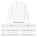 Ghost in wildflowers Comfort Colors Unisex Lightweight Crewneck Sweatshirt