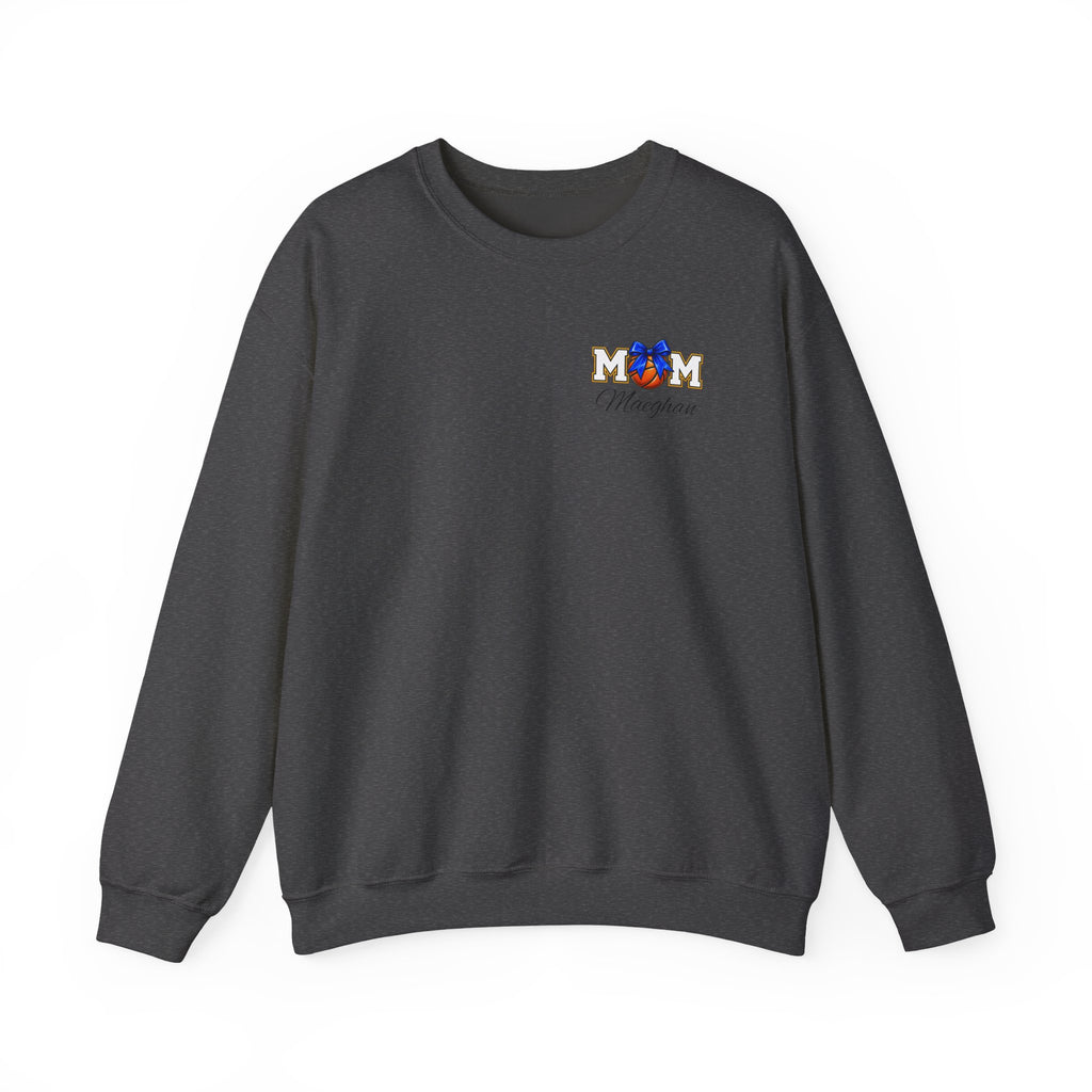 Basketball Mom  Gildan Crewneck Sweatshirt – 'Basketball Mom' Graphic