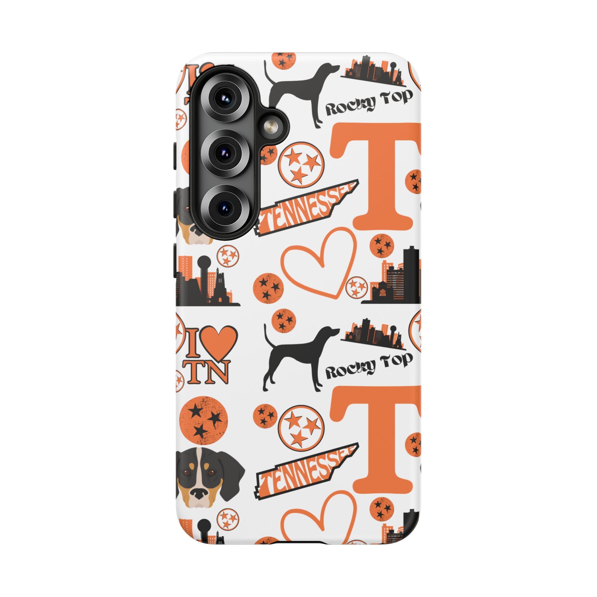Tennessee Vols pattern Phone Case | Nashville skyline, Volunteers , orange and white