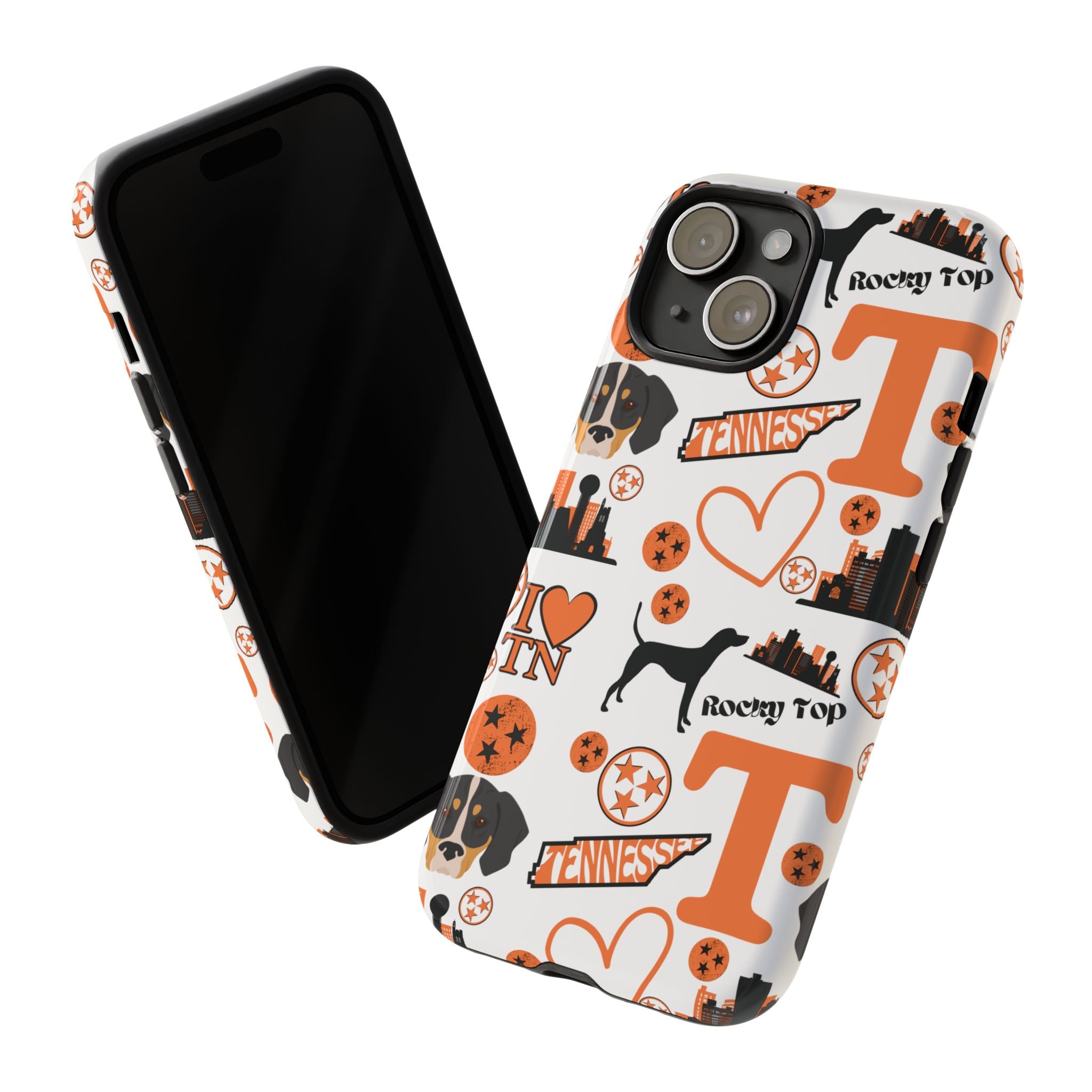 Tennessee Vols pattern Phone Case | Nashville skyline, Volunteers , orange and white