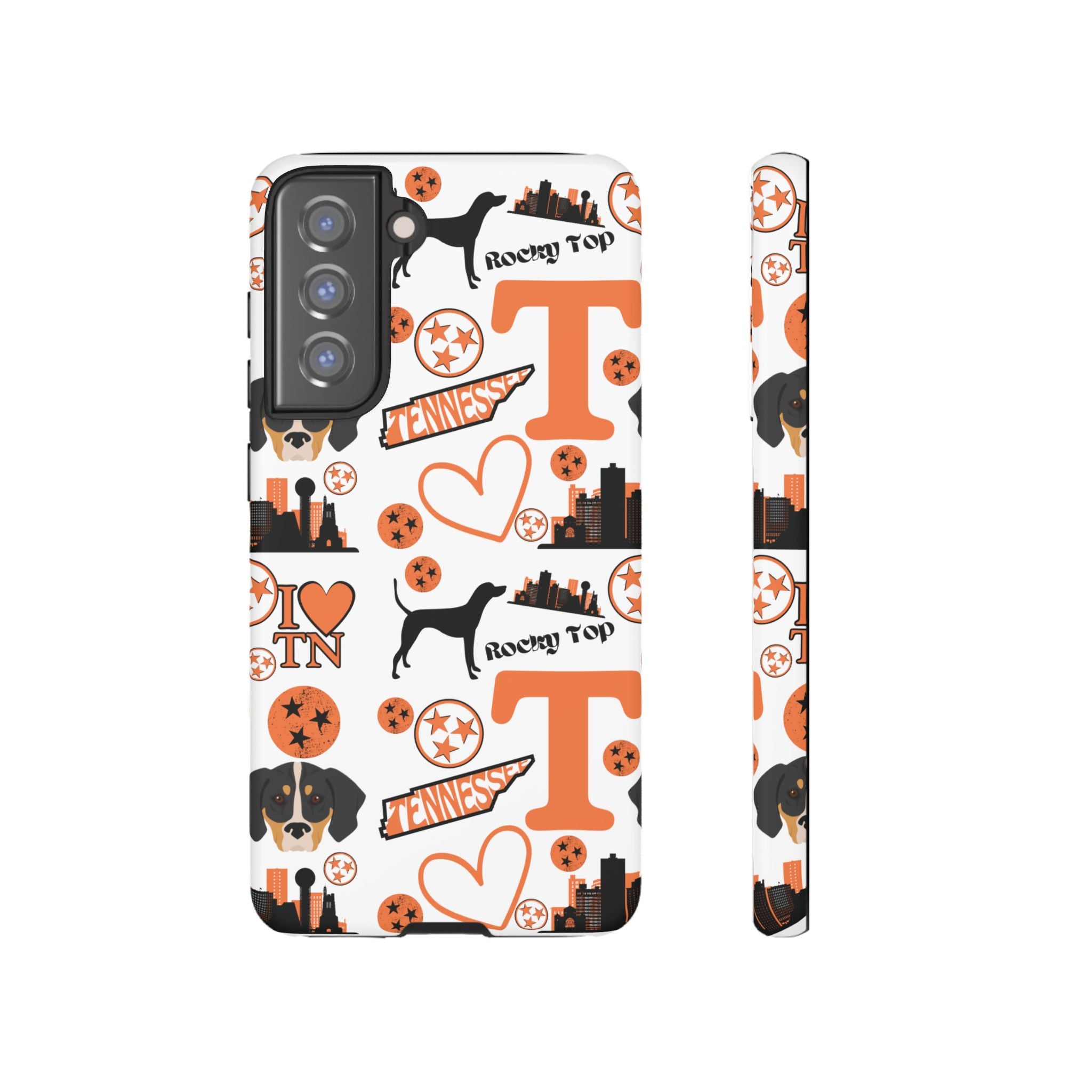 Tennessee Vols pattern Phone Case | Nashville skyline, Volunteers , orange and white