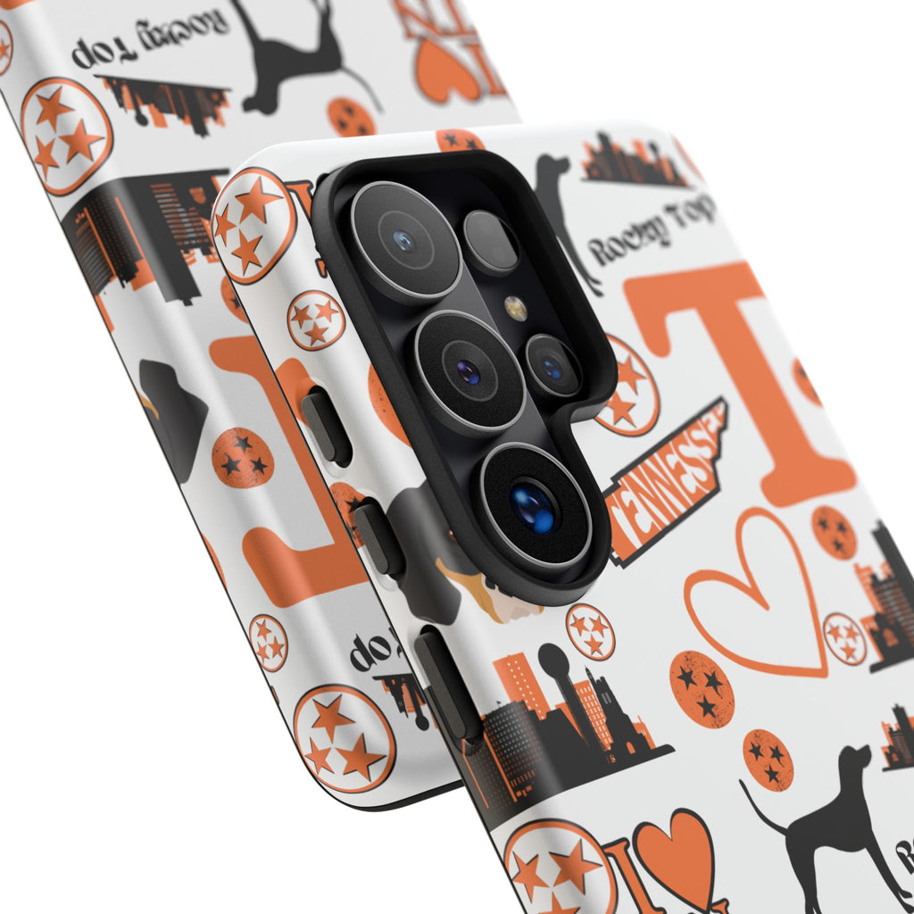Tennessee Vols pattern Phone Case | Nashville skyline, Volunteers , orange and white