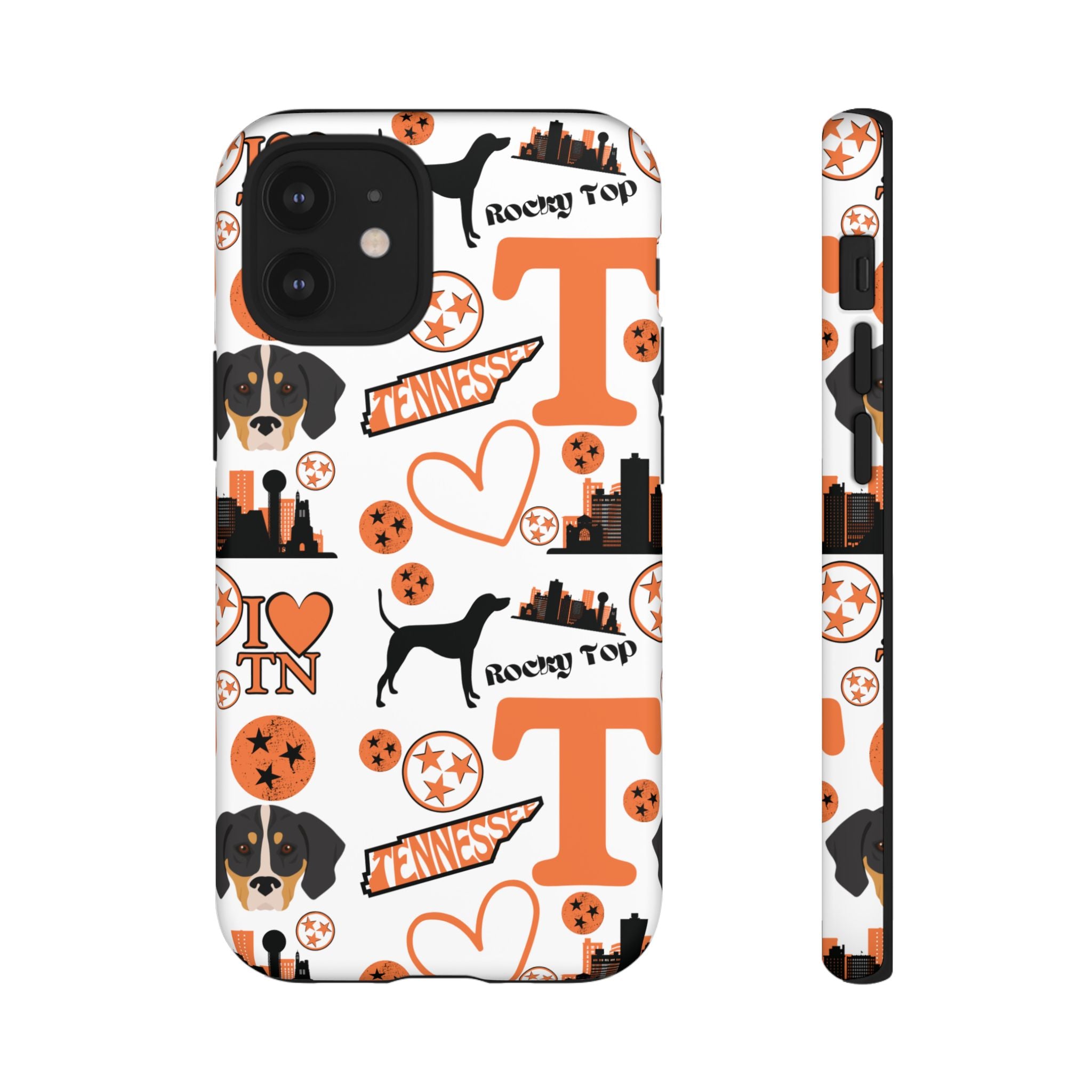 Tennessee Vols pattern Phone Case | Nashville skyline, Volunteers , orange and white