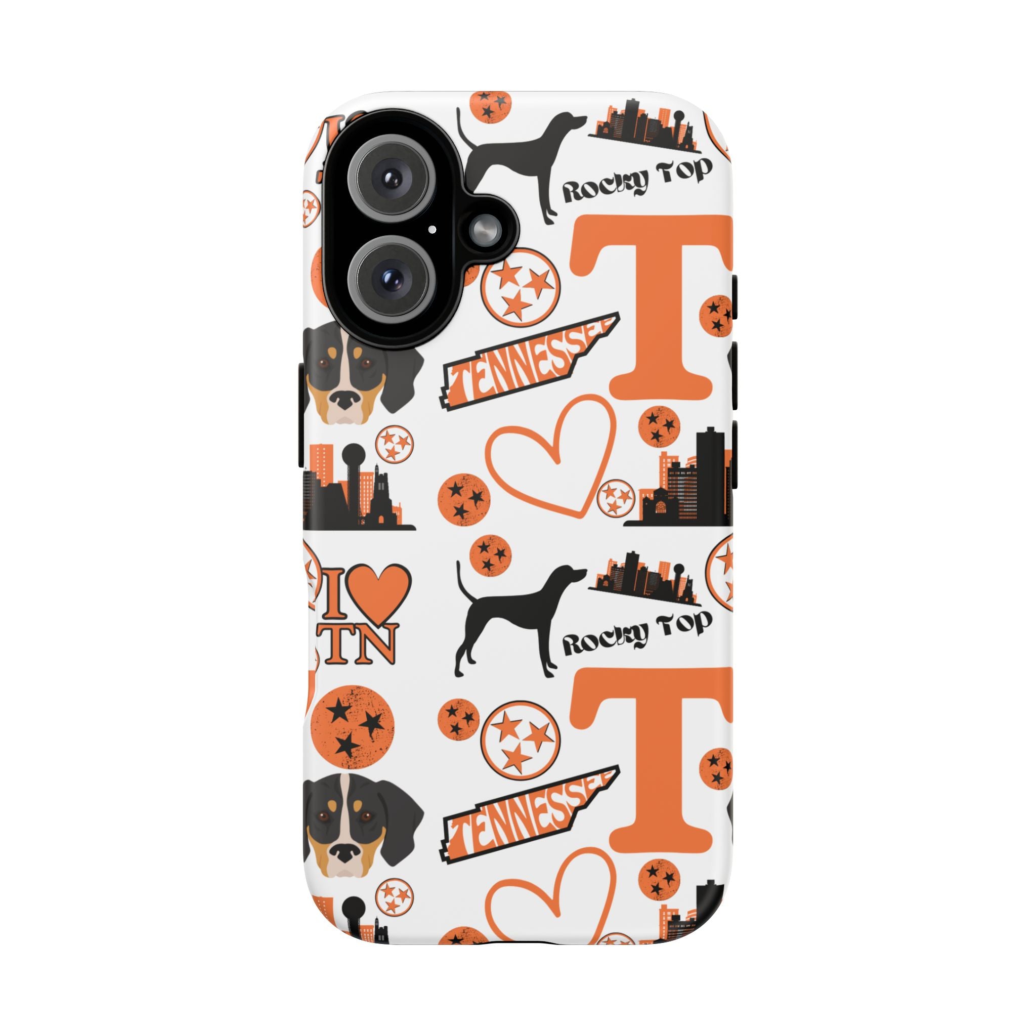 Tennessee Vols pattern Phone Case | Nashville skyline, Volunteers , orange and white