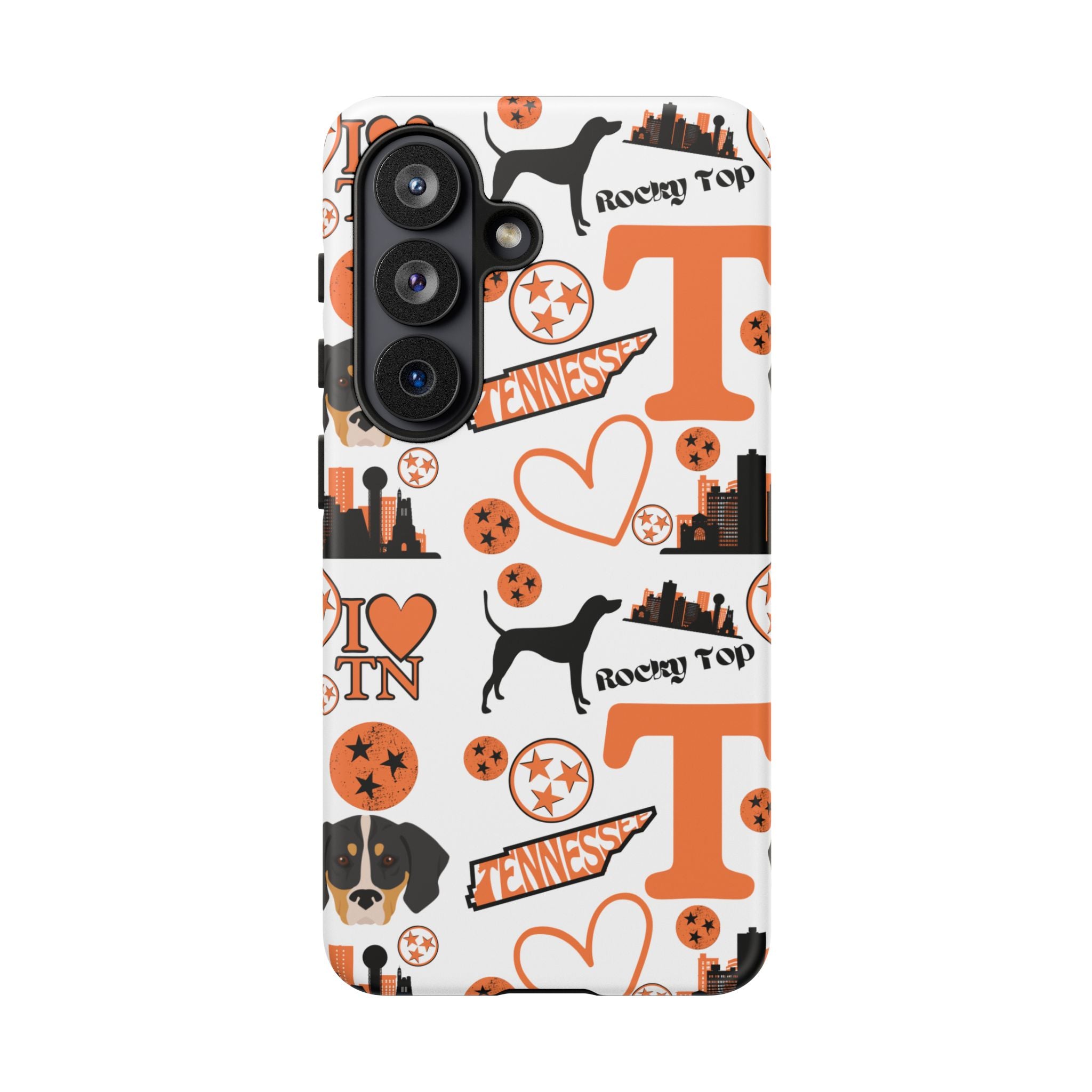 Tennessee Vols pattern Phone Case | Nashville skyline, Volunteers , orange and white