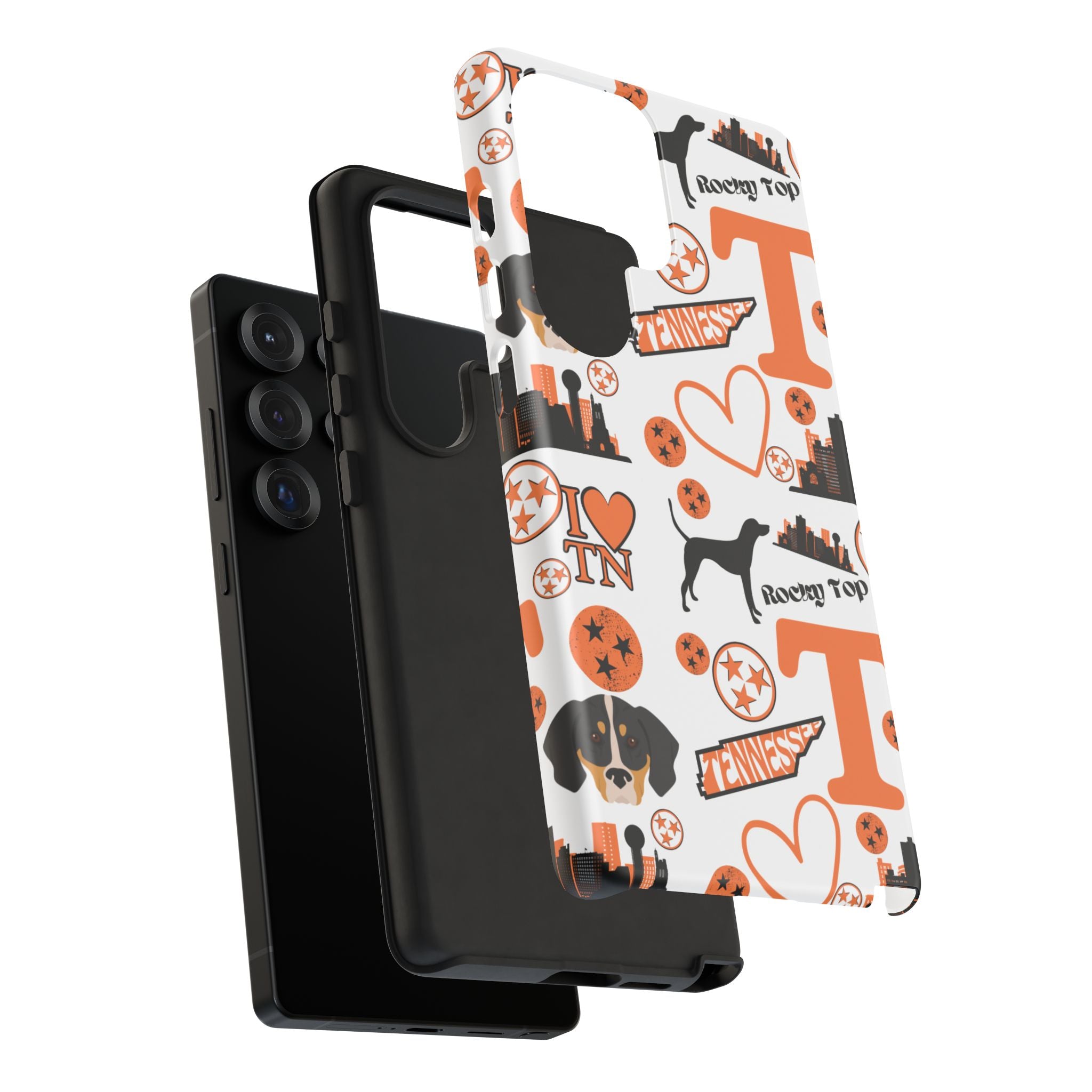 Tennessee Vols pattern Phone Case | Nashville skyline, Volunteers , orange and white