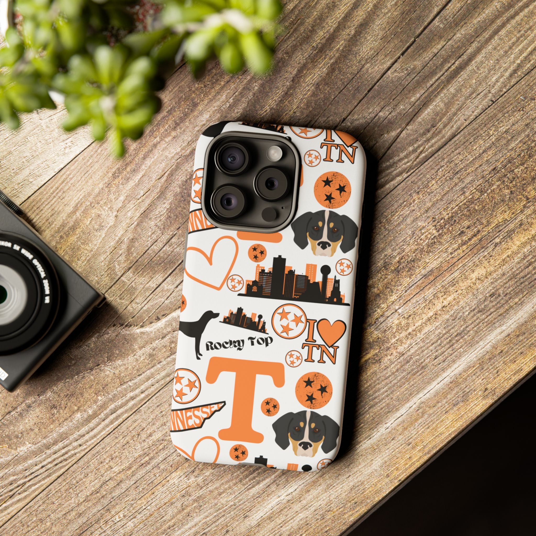 Tennessee Vols pattern Phone Case | Nashville skyline, Volunteers , orange and white