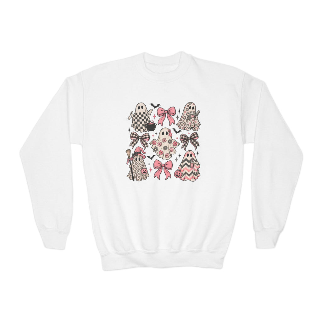 Ghost and Bows Gildan crewneck sweatshirt