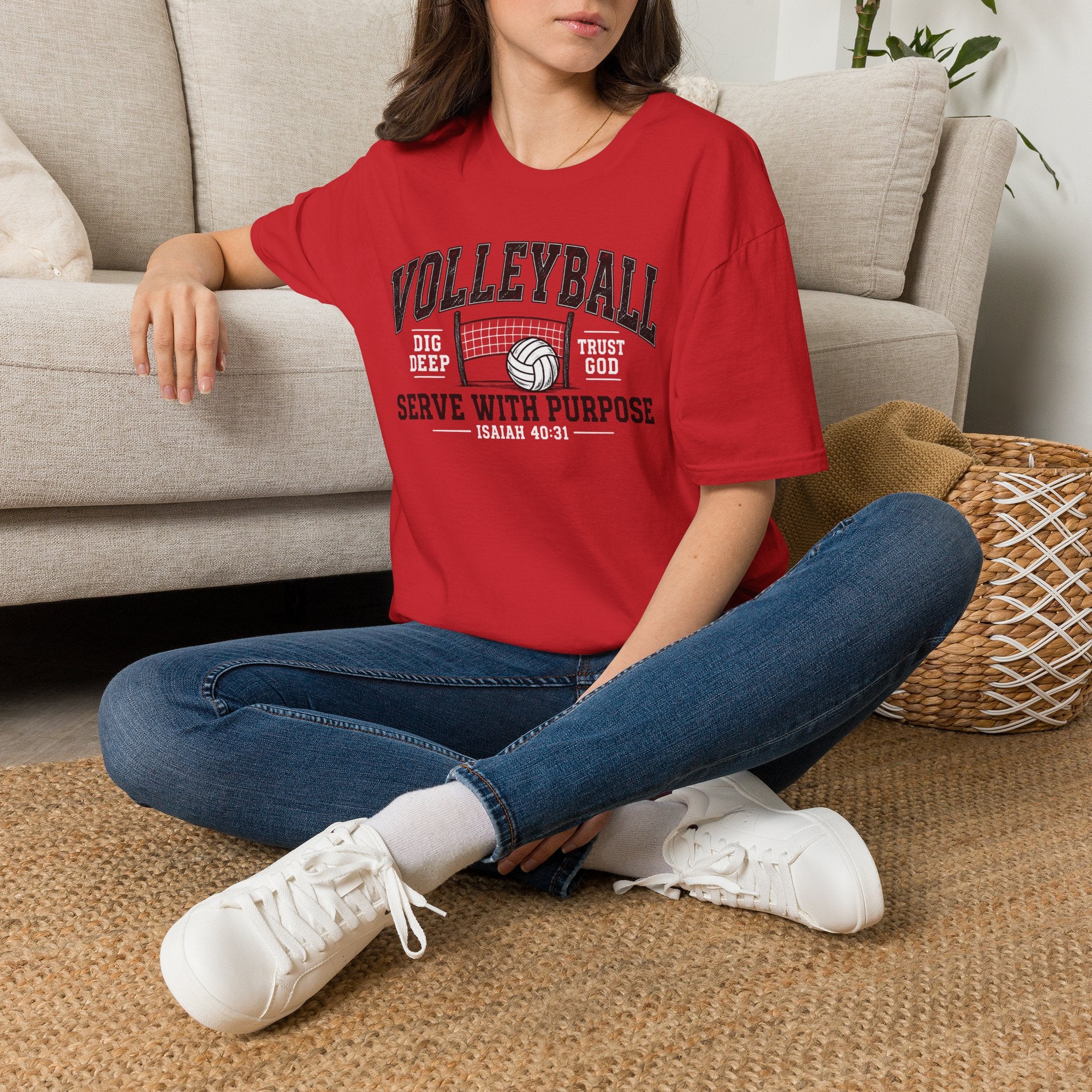 Volleyball "Serve With Purpose" T-Shirt