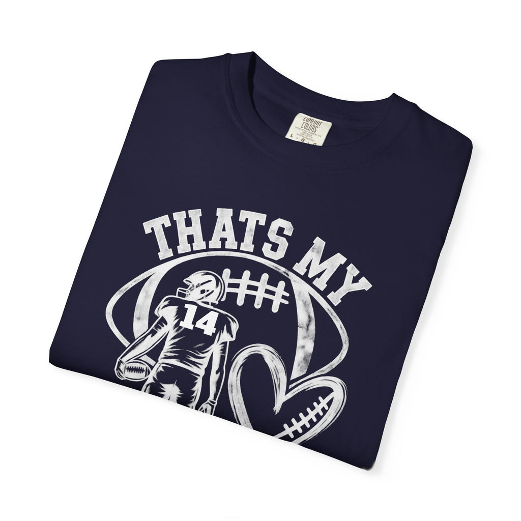 Football Mom/Dad T-Shirt - "That's My Heart on the Field" Youth Player Support Tee