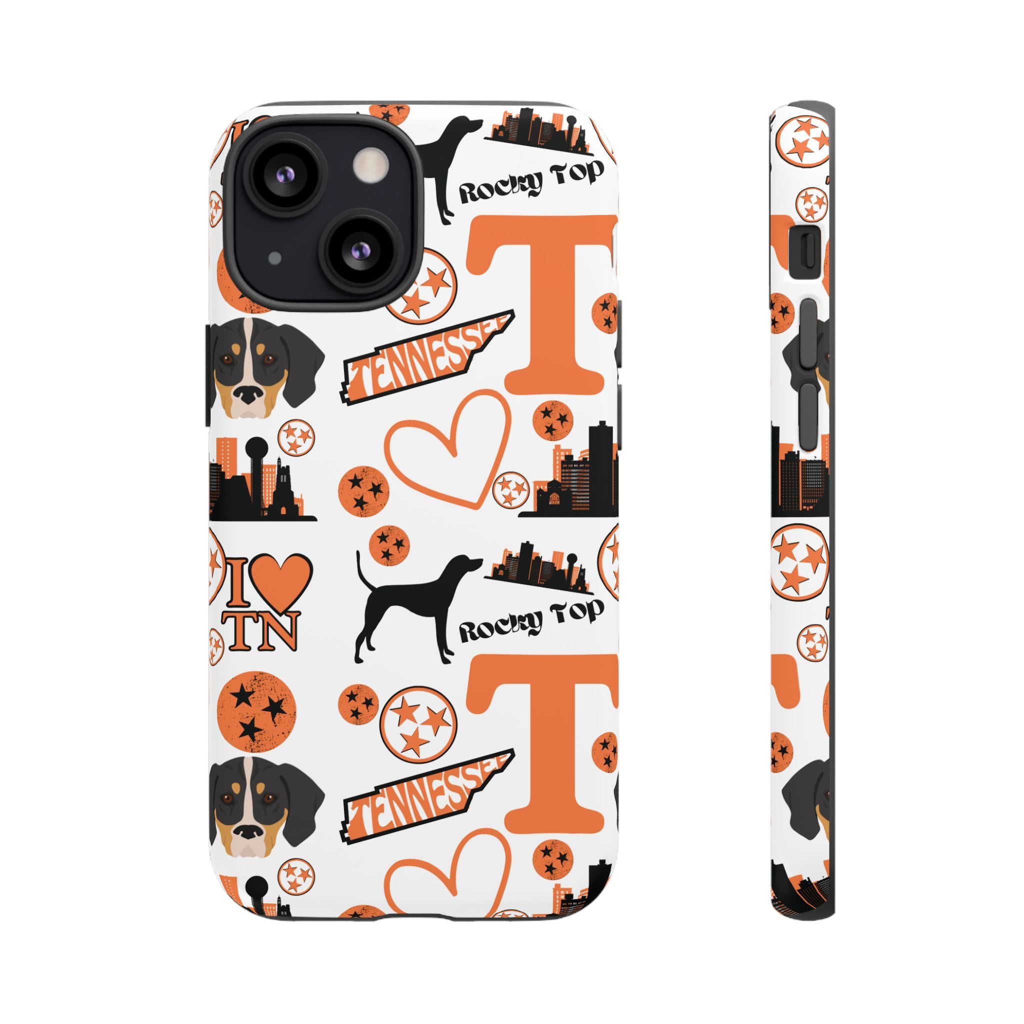 Tennessee Vols pattern Phone Case | Nashville skyline, Volunteers , orange and white