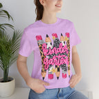 Kindergarten Pencils T-Shirt — Cute Leopard Print School Tee