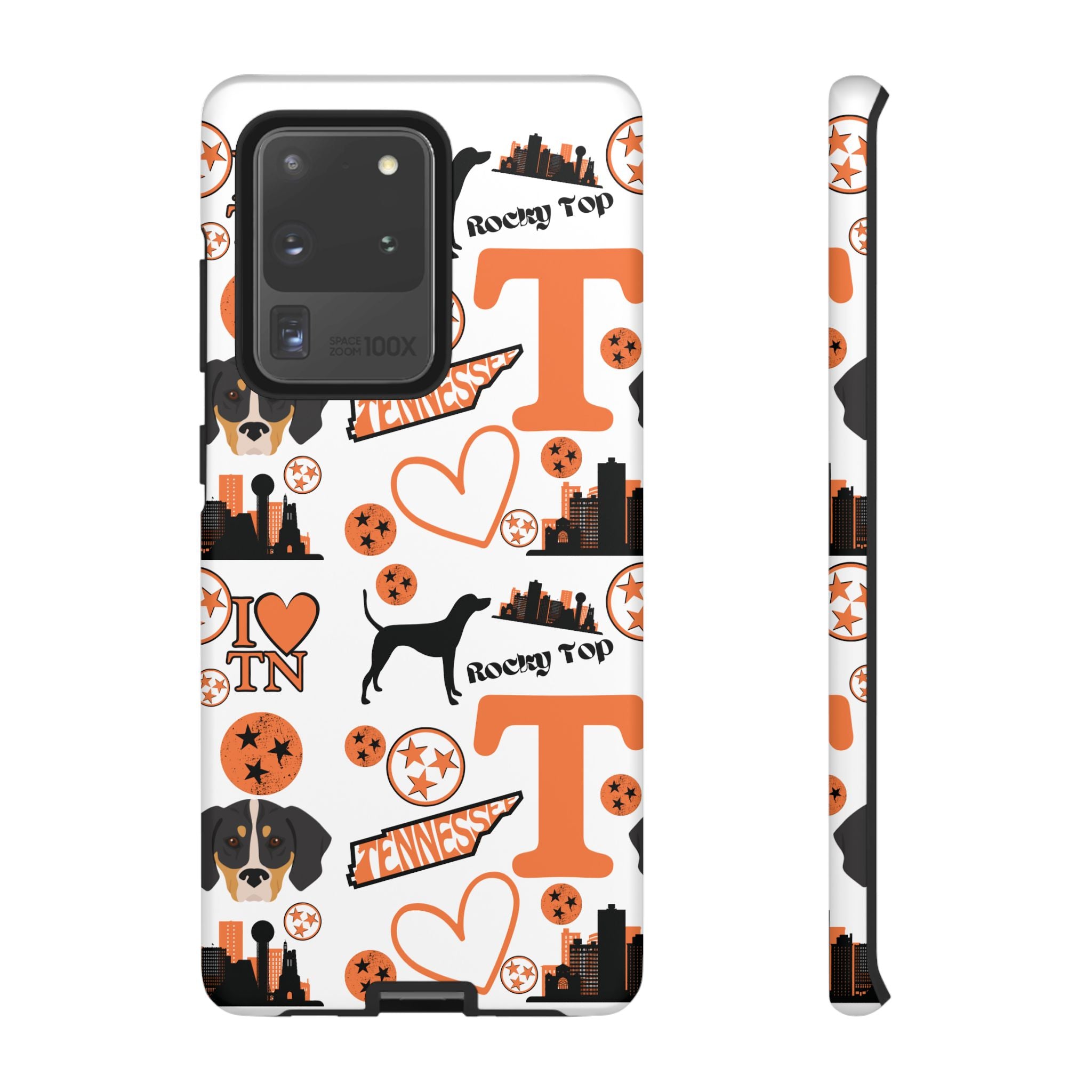 Tennessee Vols pattern Phone Case | Nashville skyline, Volunteers , orange and white