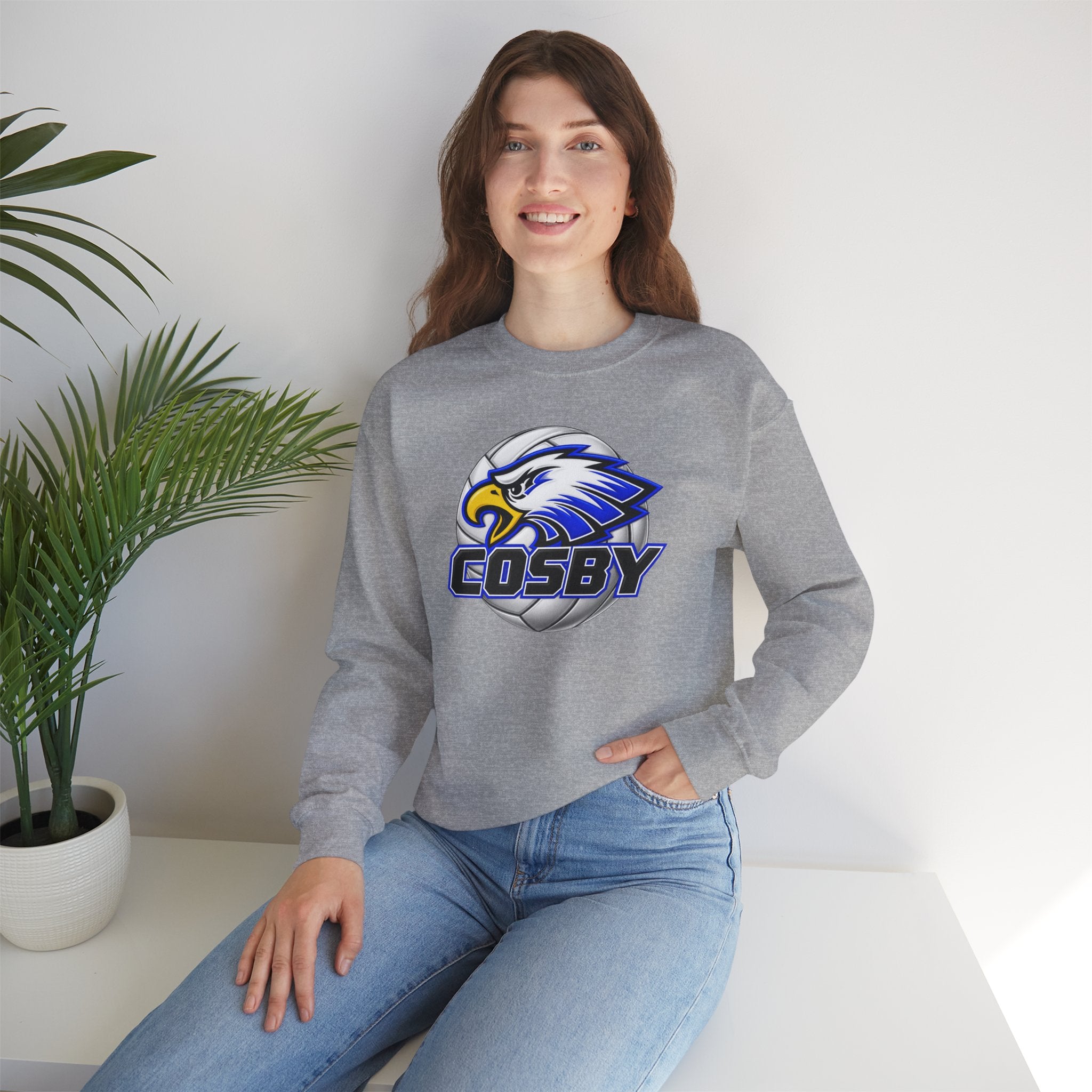 Volleyball Cosby Unisex Heavy Blend™ Crewneck Sweatshirt