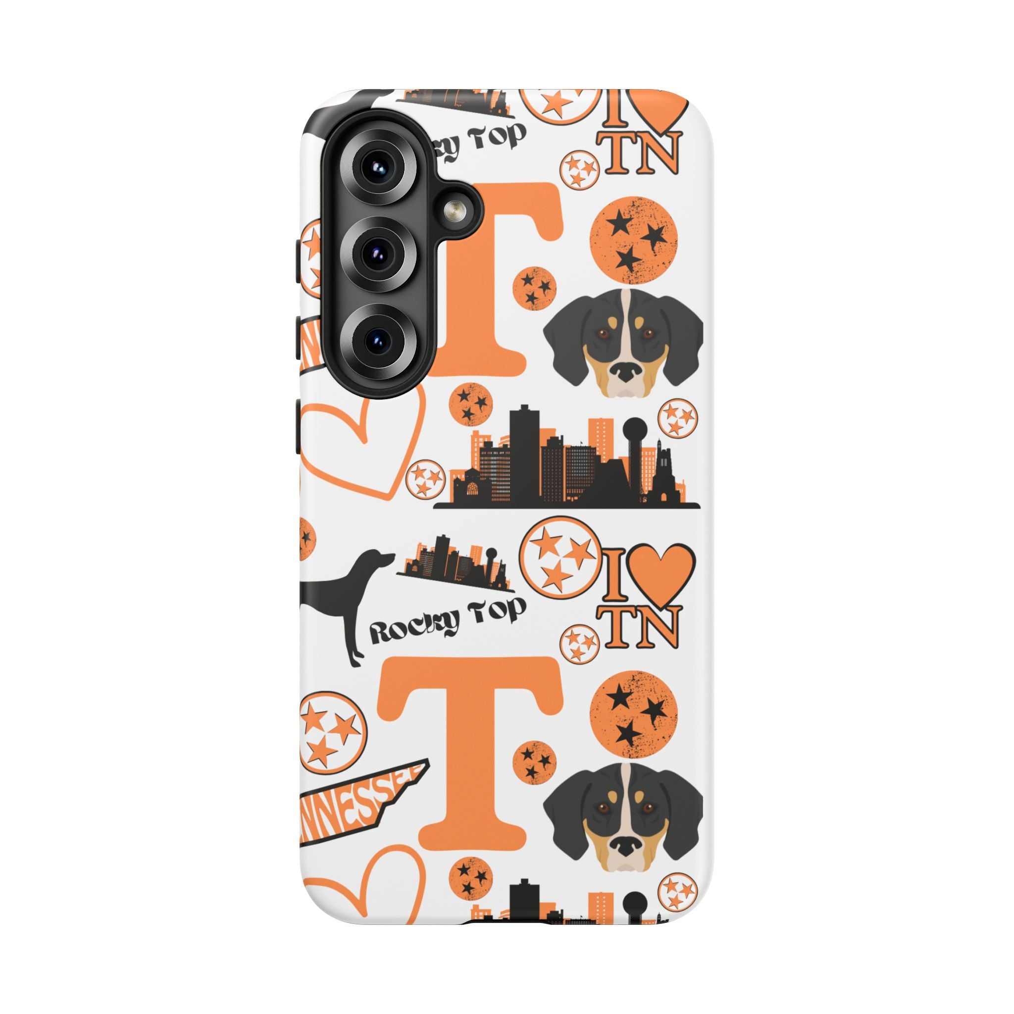 Tennessee Vols pattern Phone Case | Nashville skyline, Volunteers , orange and white