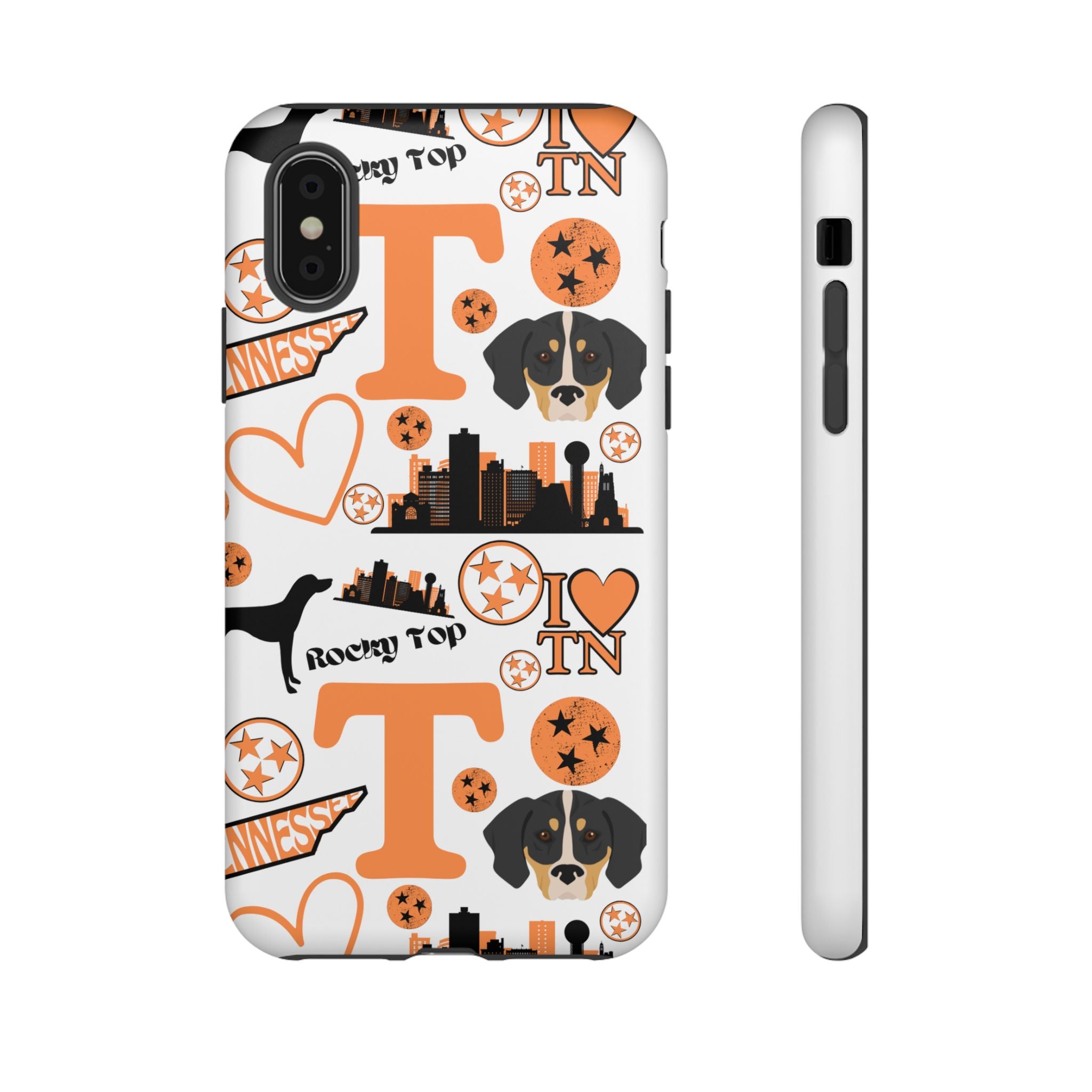 Tennessee Vols pattern Phone Case | Nashville skyline, Volunteers , orange and white