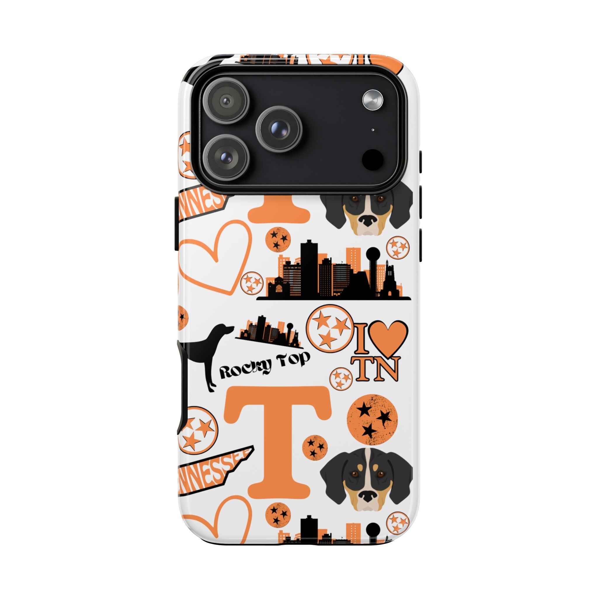 Tennessee Vols pattern Phone Case | Nashville skyline, Volunteers , orange and white
