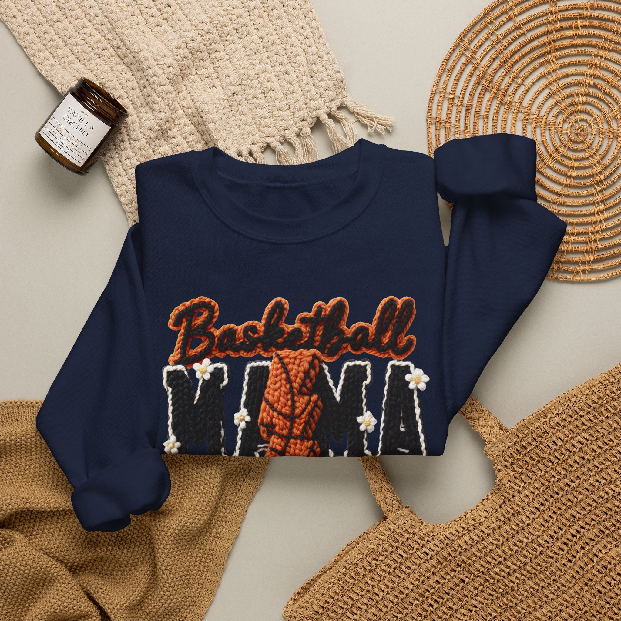 Basketball Mama Sweatshirt — Cozy Crewneck for Proud Hoops Moms