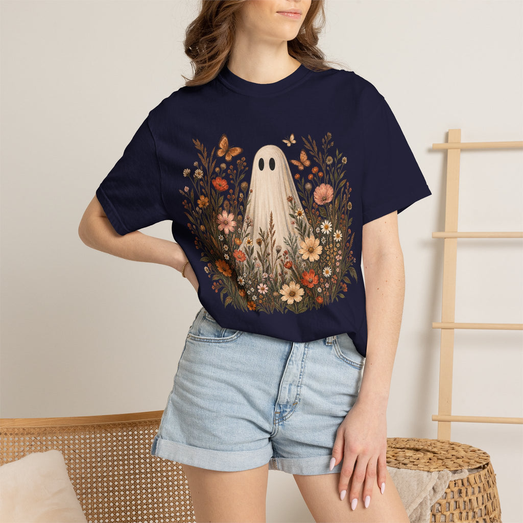 Ghost in wildflowers Comfort Colors Unisex Garment-Dyed T-shirt