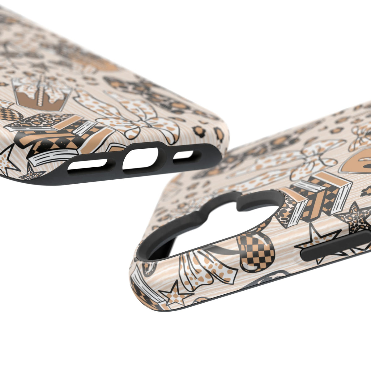 Cheetah bows iced coffee love Magnetic Impact-Resistant Cases