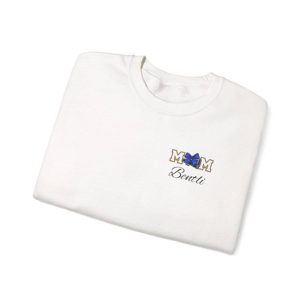 Cheer MOM personalizable name Gildan crewneck sweatshirt