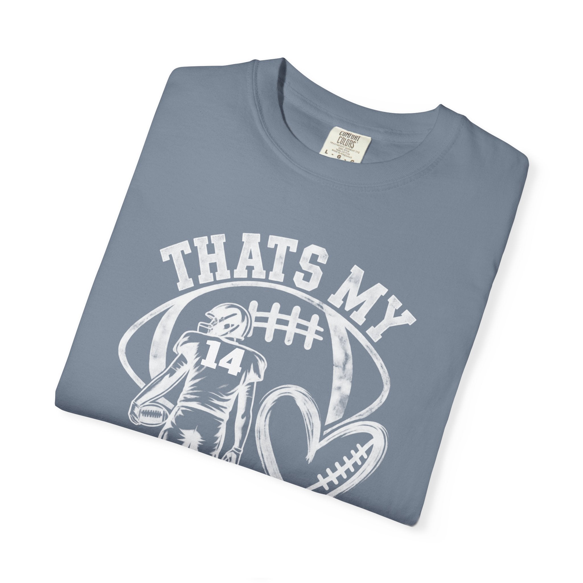 Football Mom/Dad T-Shirt - "That's My Heart on the Field" Youth Player Support Tee