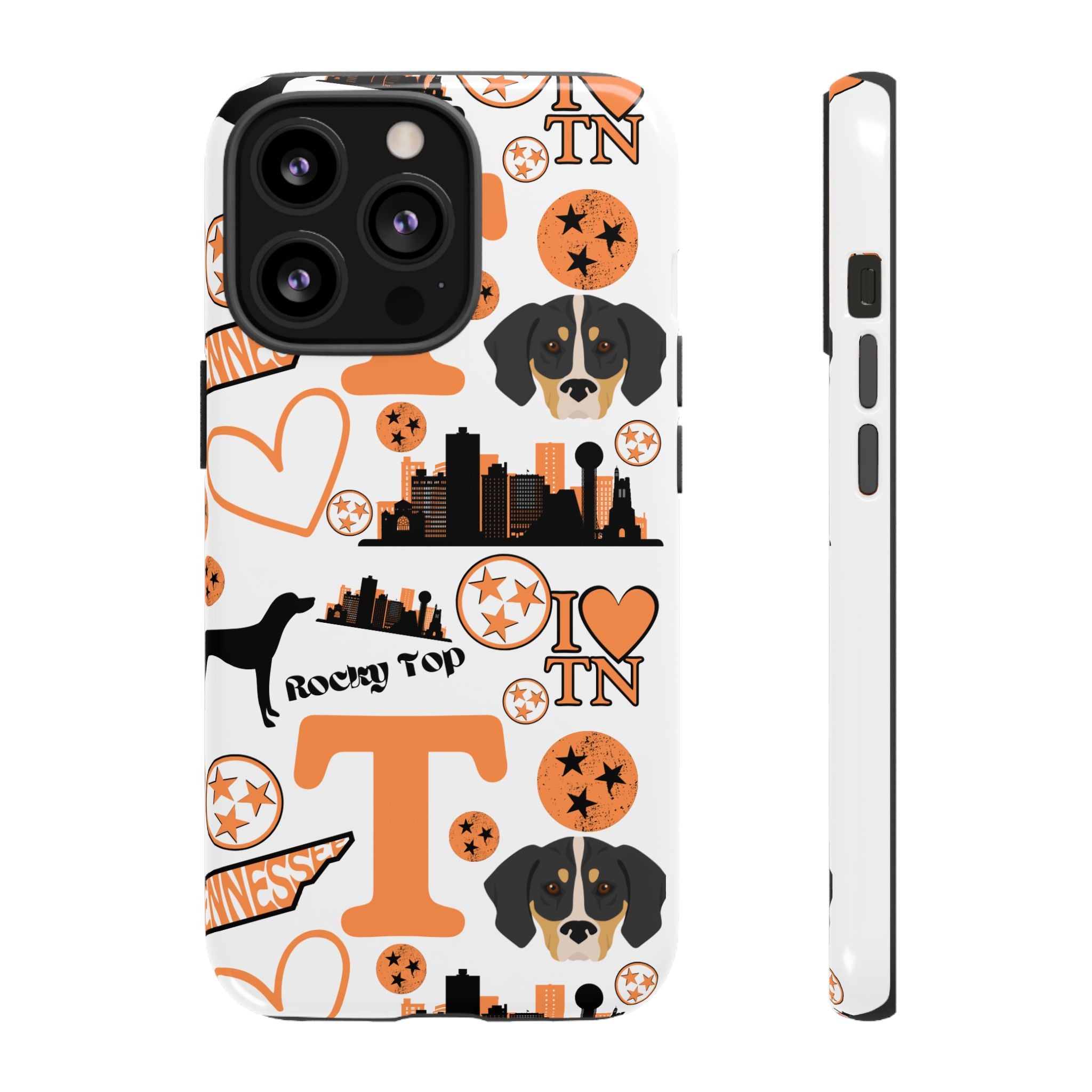 Tennessee Vols pattern Phone Case | Nashville skyline, Volunteers , orange and white