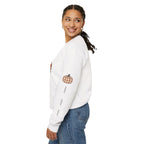 Mamas Pumpkins Personalized sleeve with name Crewneck Sweatshirt