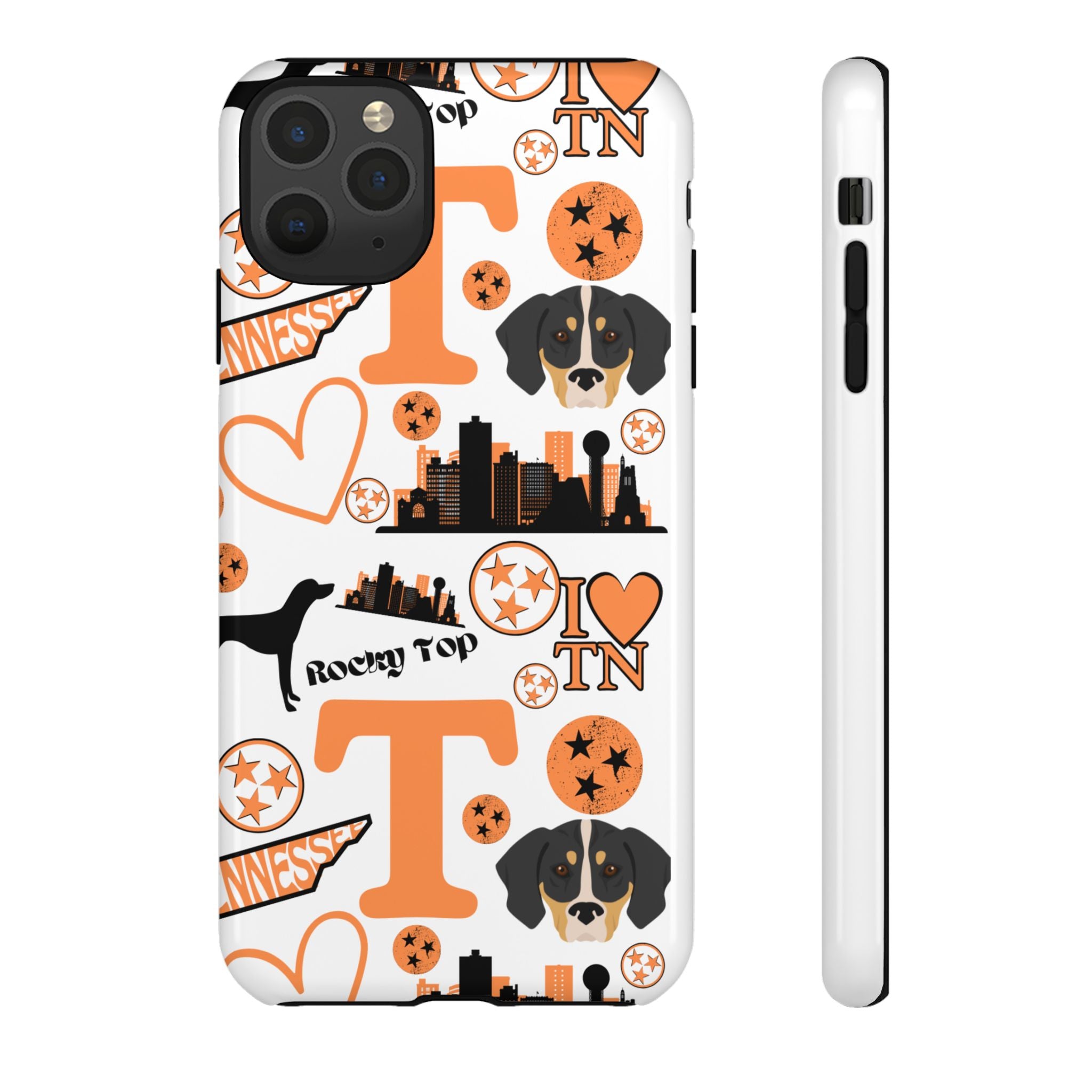 Tennessee Vols pattern Phone Case | Nashville skyline, Volunteers , orange and white