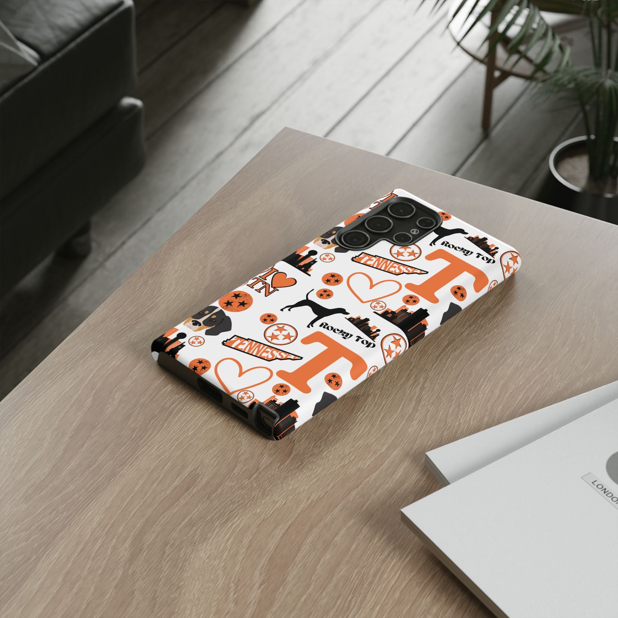 Tennessee Vols pattern Phone Case | Nashville skyline, Volunteers , orange and white