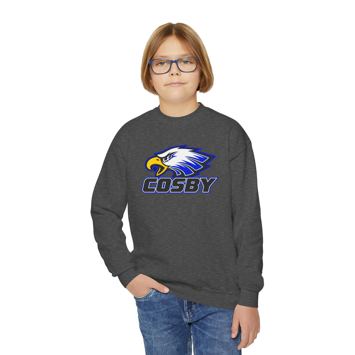 COSBY Youth Crewneck Gildan  Sweatshirt