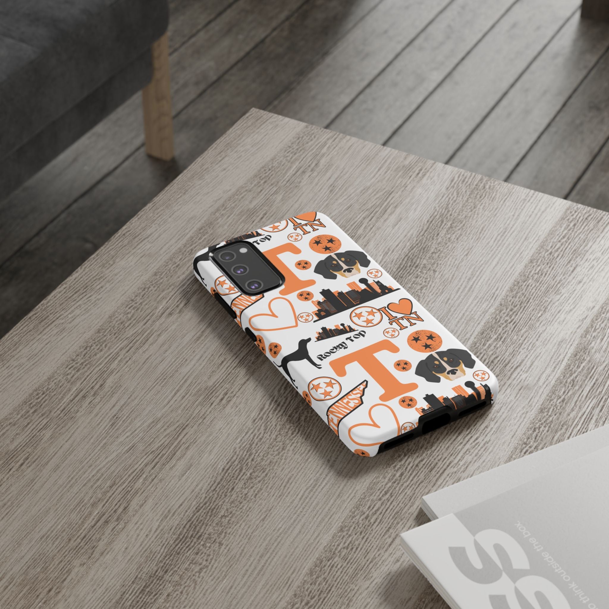 Tennessee Vols pattern Phone Case | Nashville skyline, Volunteers , orange and white