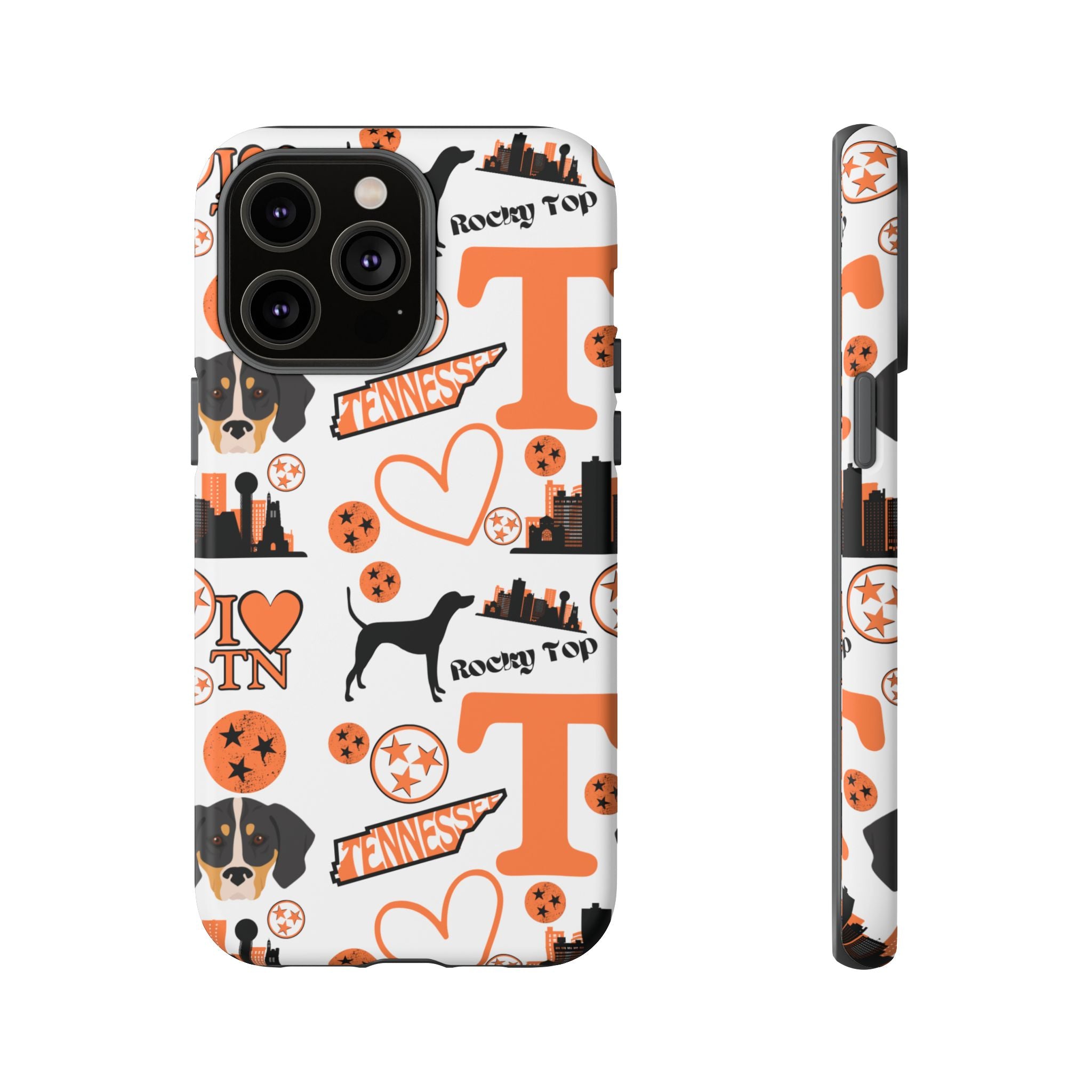 Tennessee Vols pattern Phone Case | Nashville skyline, Volunteers , orange and white