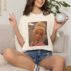 If i dont say it my face does humor comfort colors tee, Barbie expression tee
