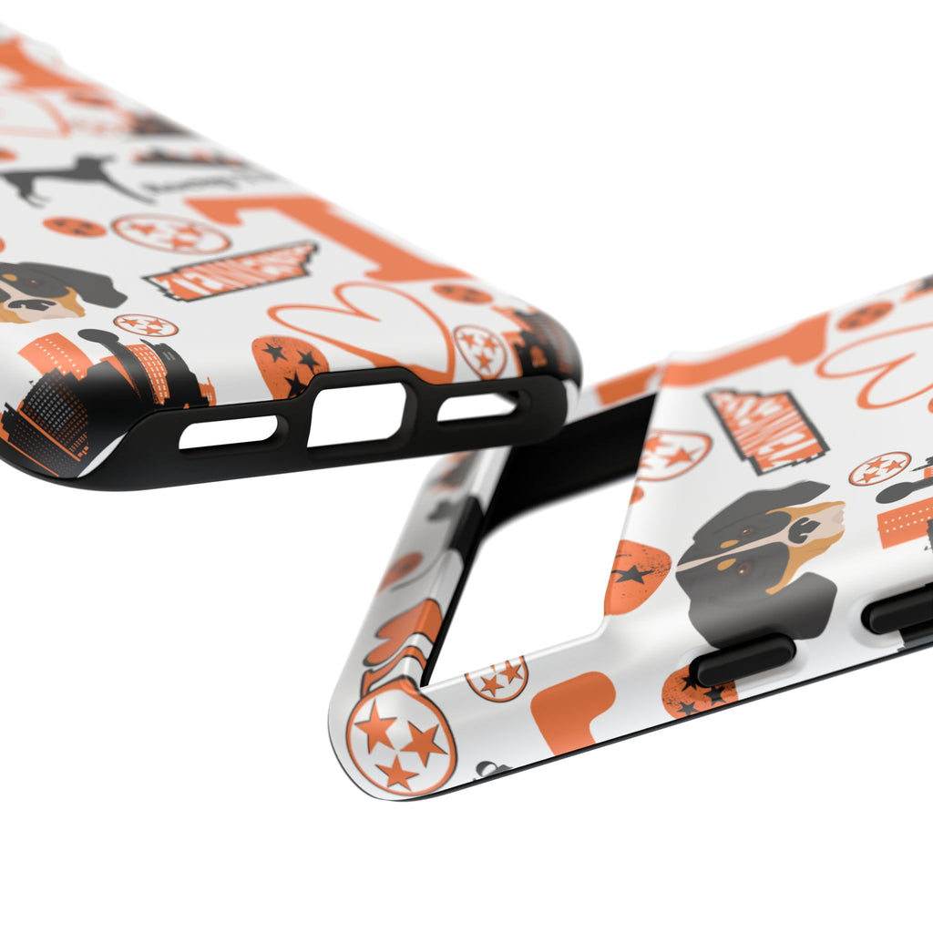 Tennessee Vols pattern Phone Case | Nashville skyline, Volunteers , orange and white