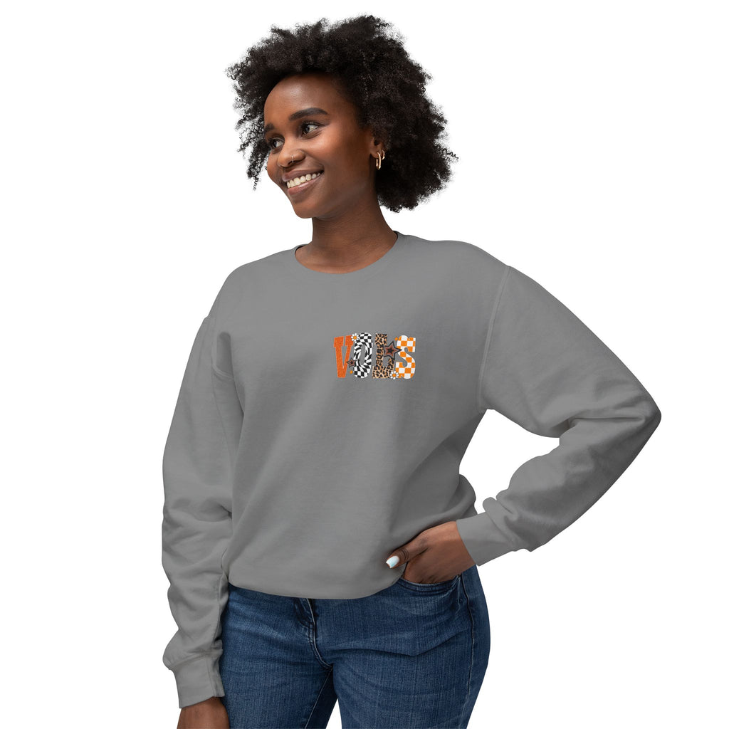 Tennessee Vols Volunteer on back side comfort colors sweatshirt for women
