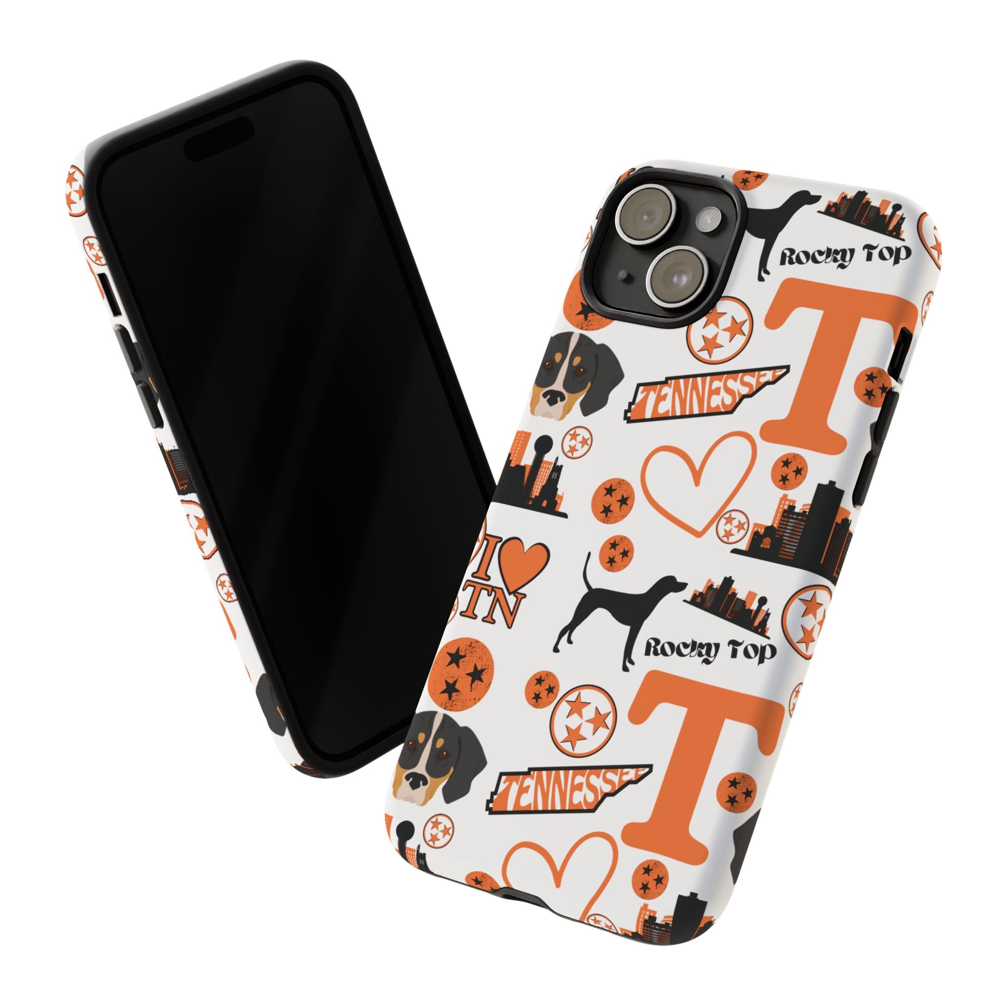 Tennessee Vols pattern Phone Case | Nashville skyline, Volunteers , orange and white