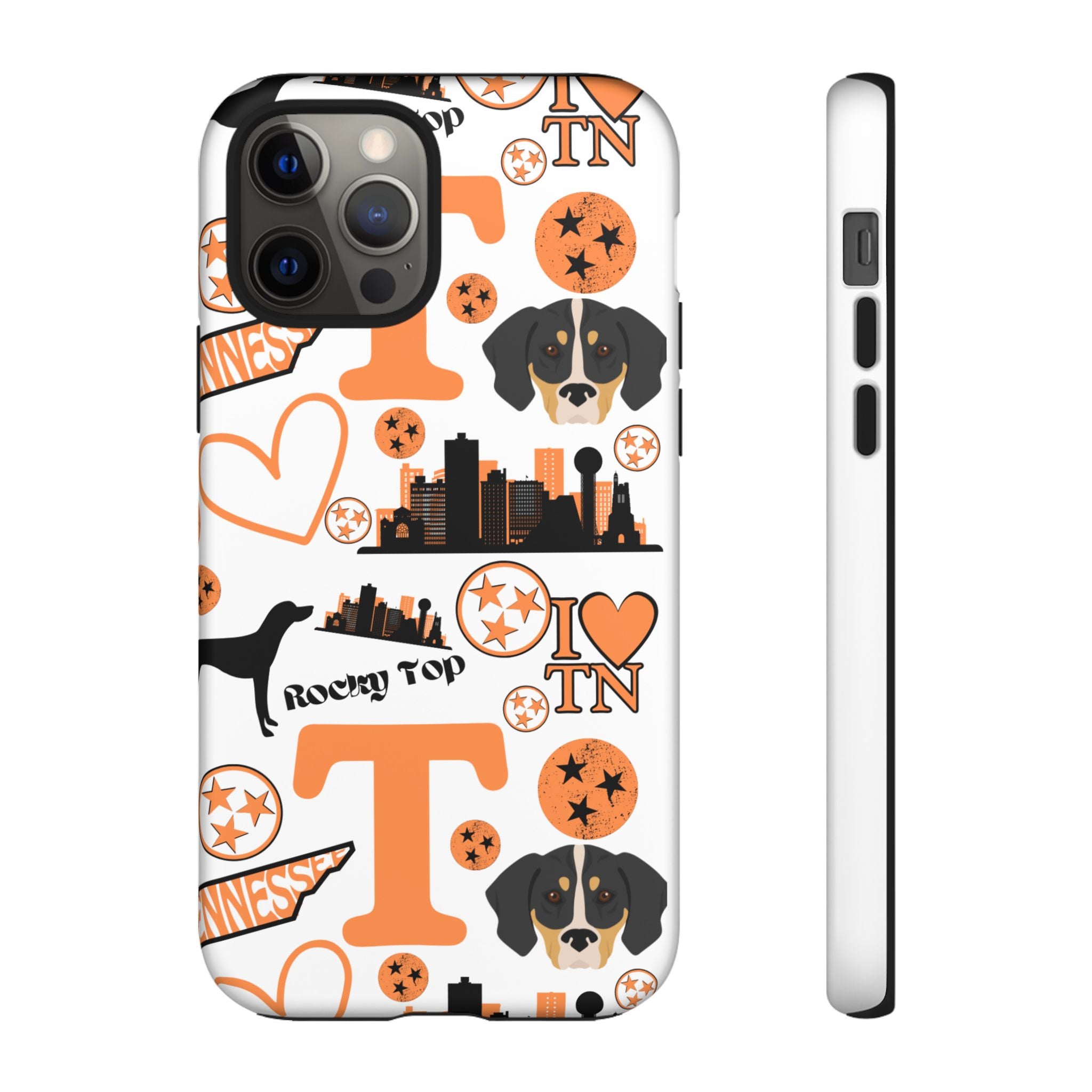 Tennessee Vols pattern Phone Case | Nashville skyline, Volunteers , orange and white