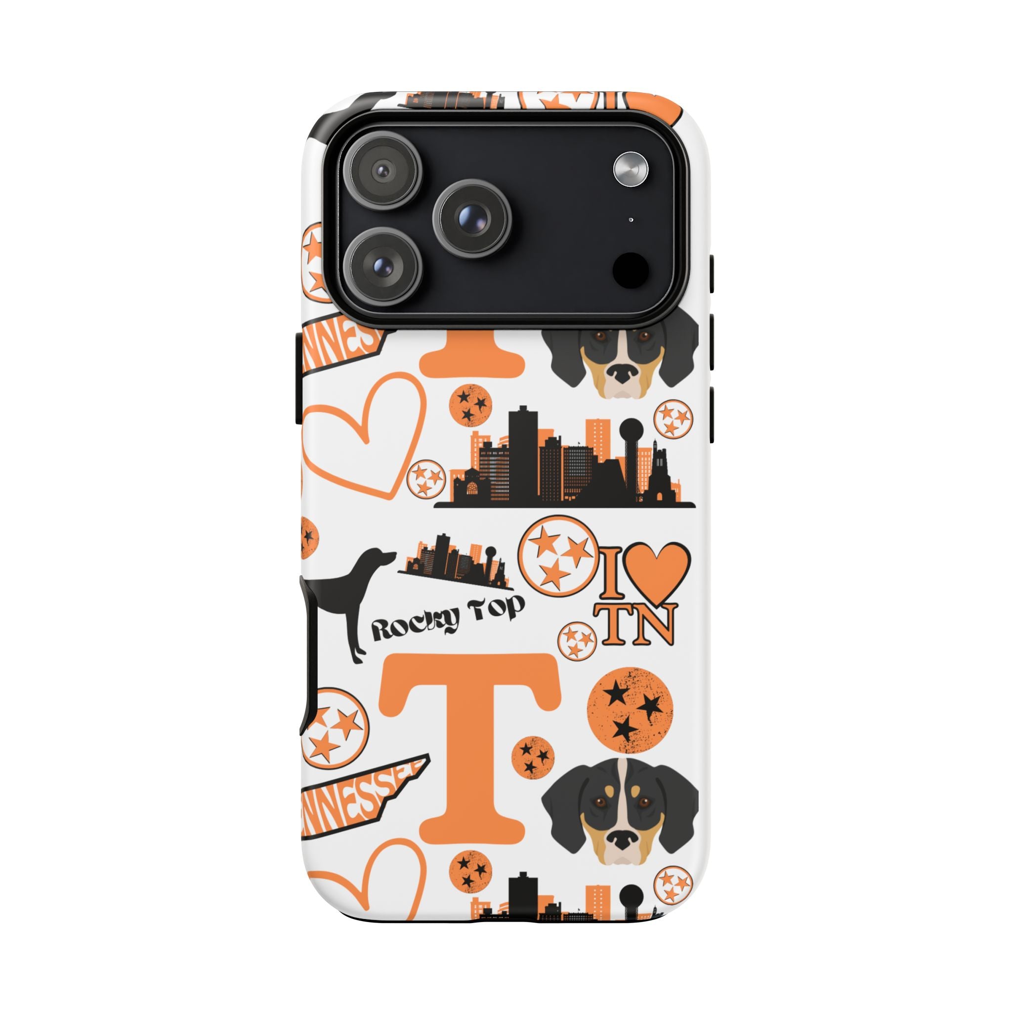 Tennessee Vols pattern Phone Case | Nashville skyline, Volunteers , orange and white
