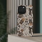Cheetah bows iced coffee love Magnetic Impact-Resistant Cases