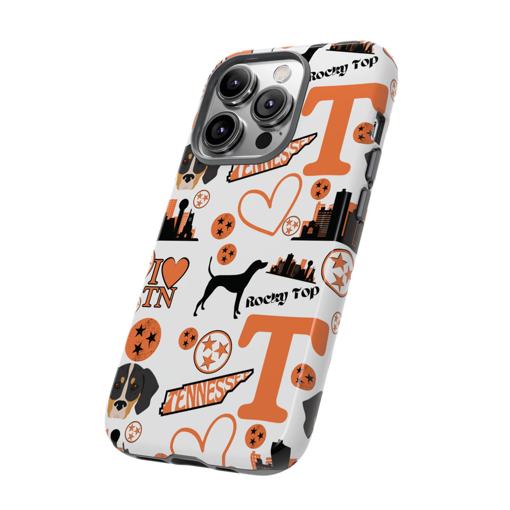 Tennessee Vols pattern Phone Case | Nashville skyline, Volunteers , orange and white