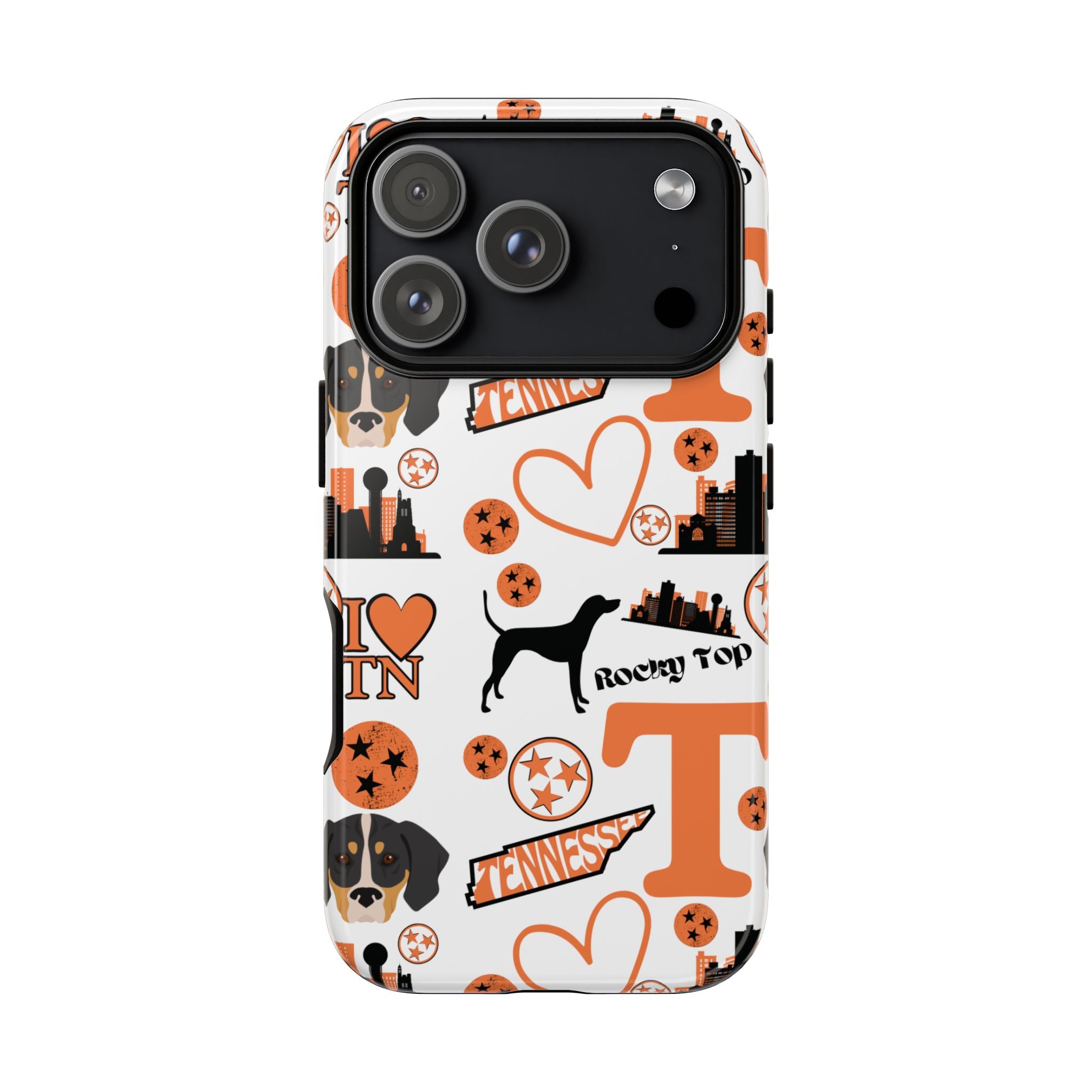 Tennessee Vols pattern Phone Case | Nashville skyline, Volunteers , orange and white
