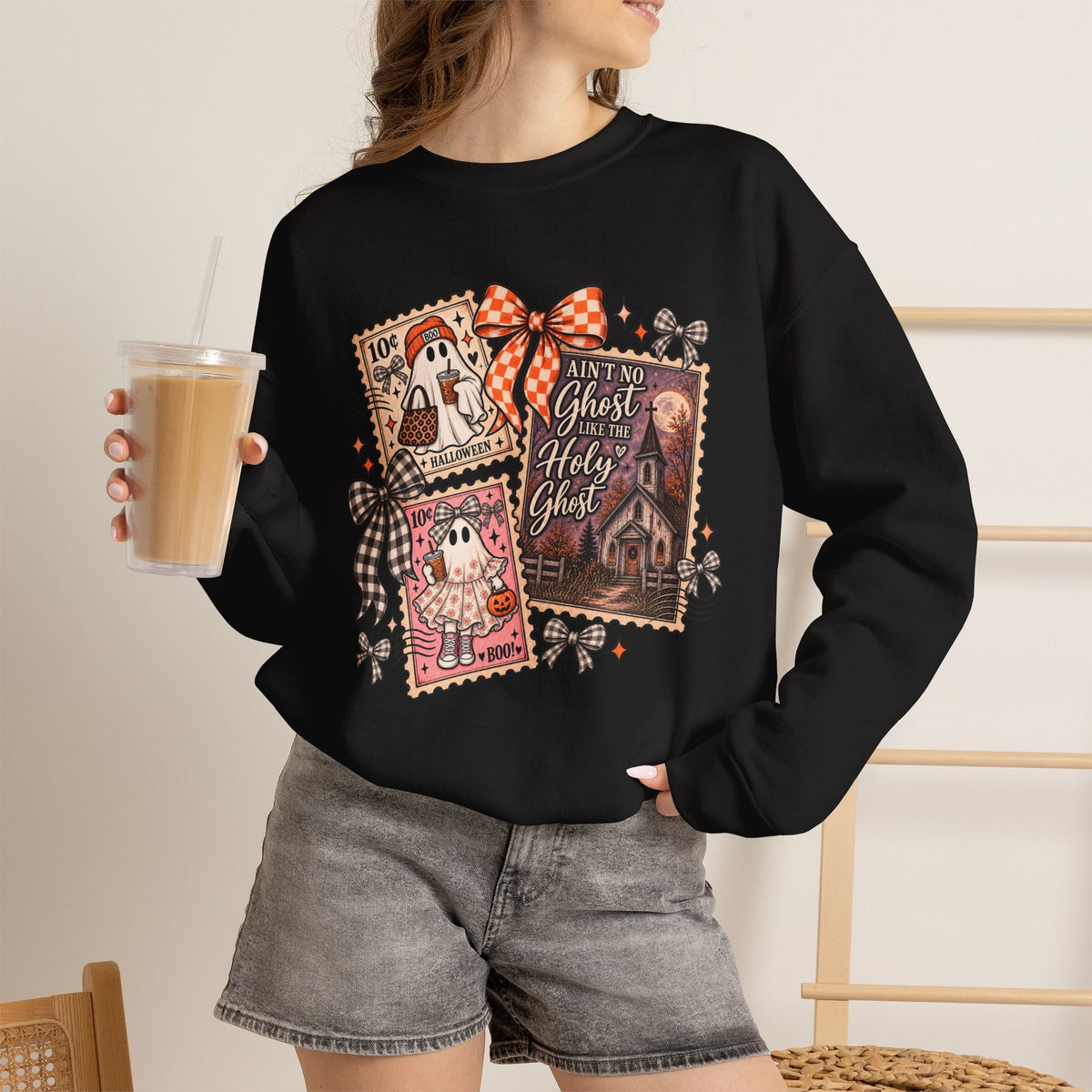 Ain't No Ghost like the Holy Ghost, Gildan crewneck sweatshirt