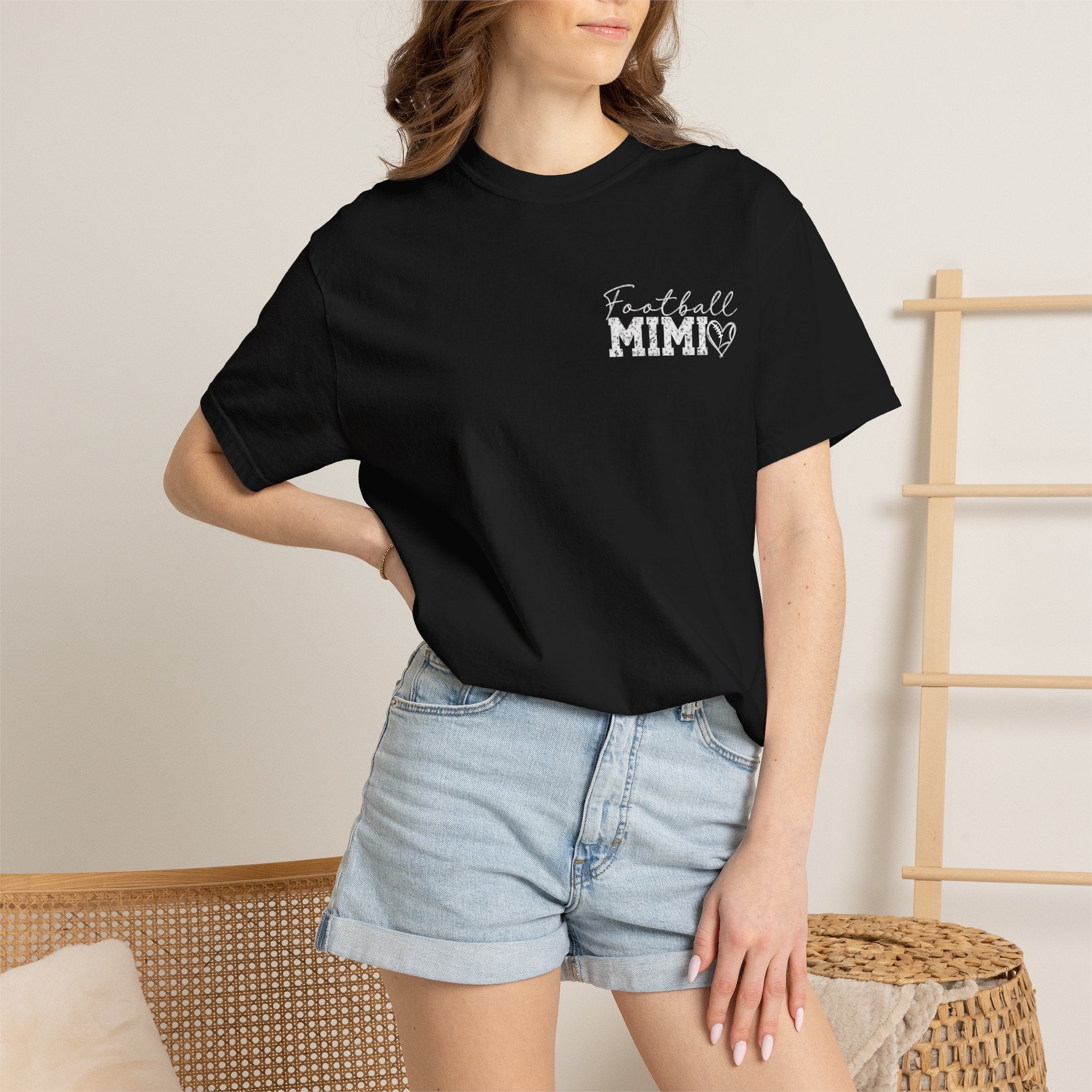 MIMI Customizable numbers and names football comfort colors shirt