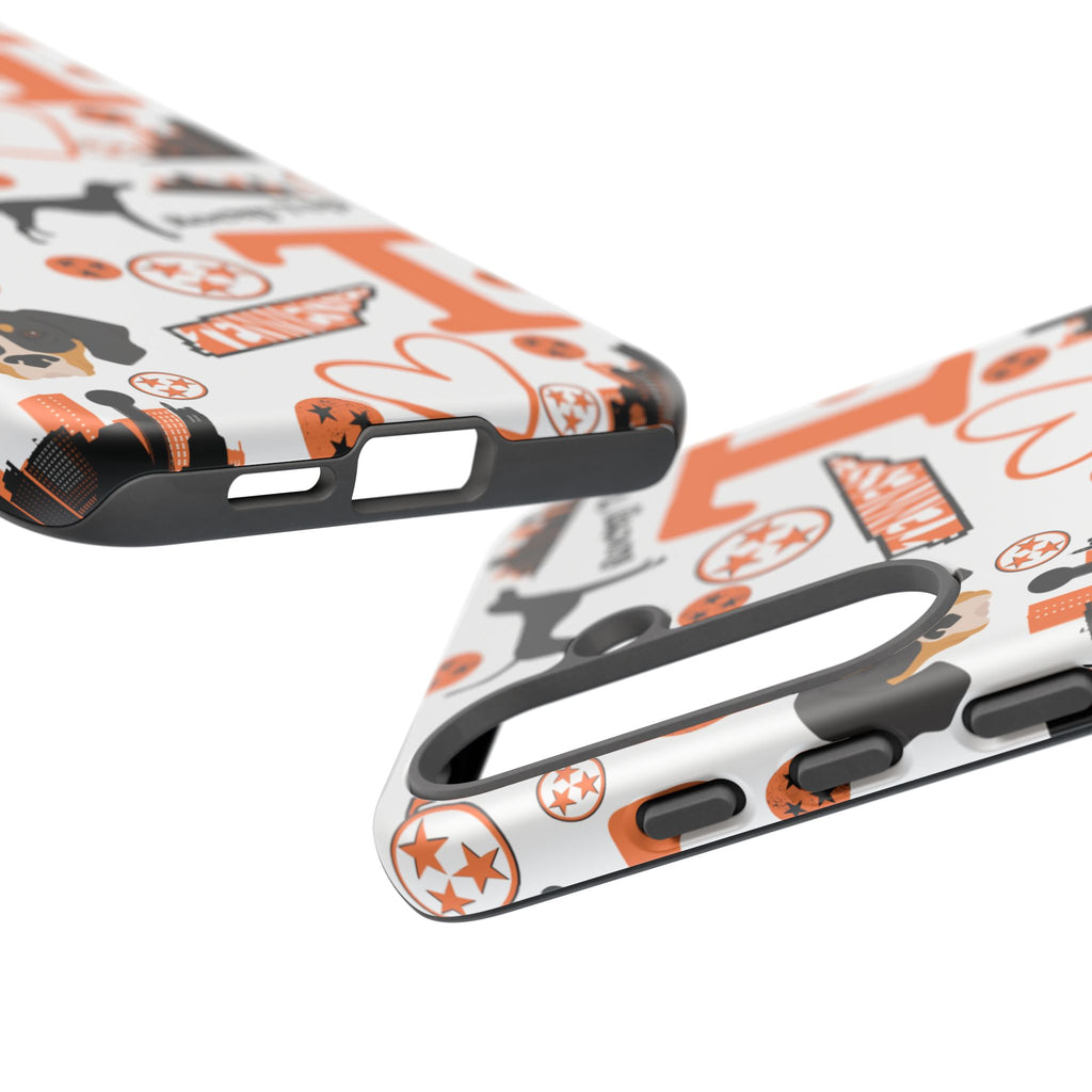 Tennessee Vols pattern Phone Case | Nashville skyline, Volunteers , orange and white