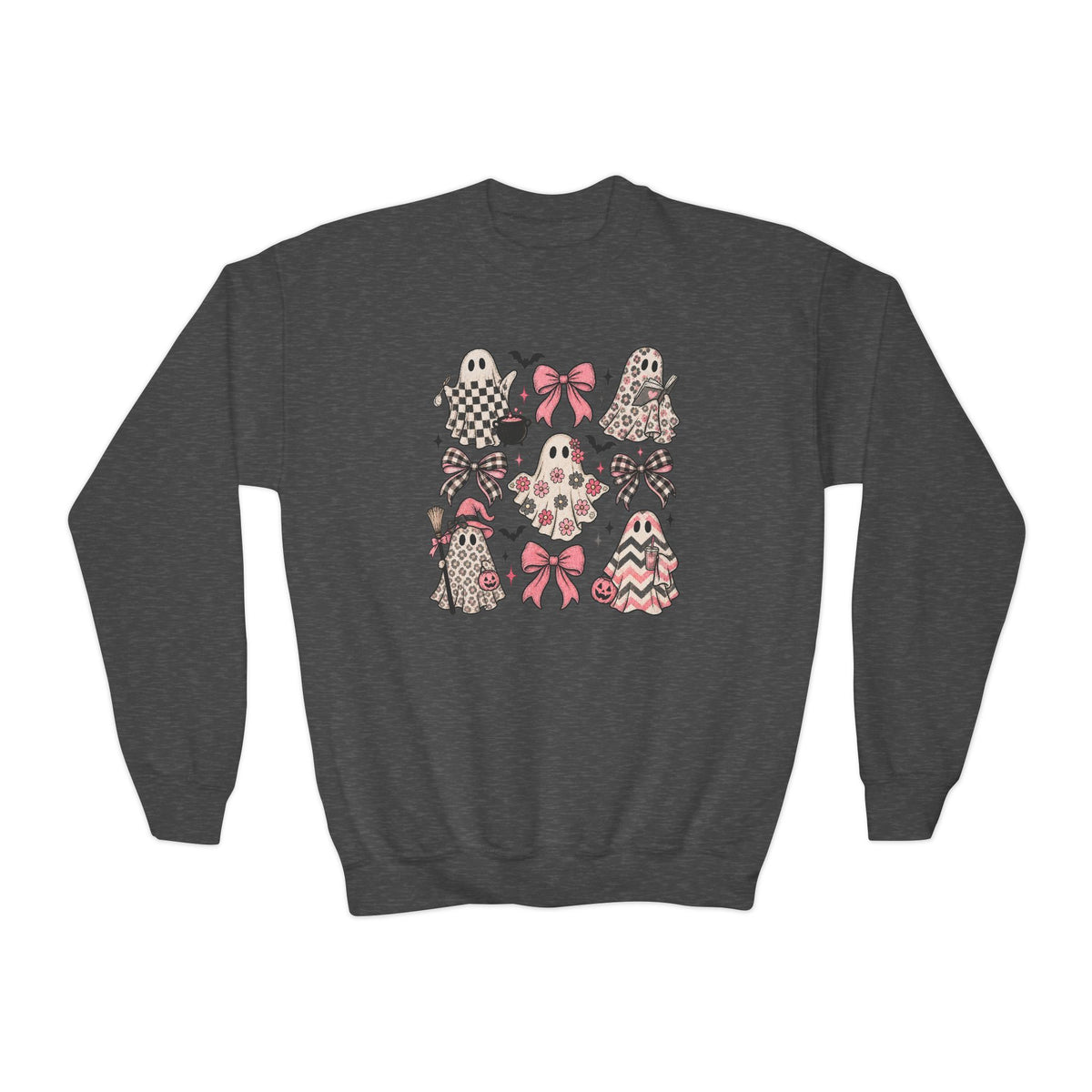 Ghost and Bows Gildan crewneck sweatshirt