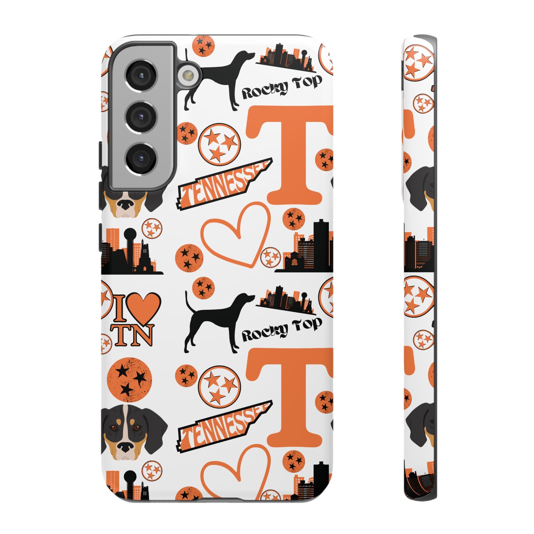 Tennessee Vols pattern Phone Case | Nashville skyline, Volunteers , orange and white